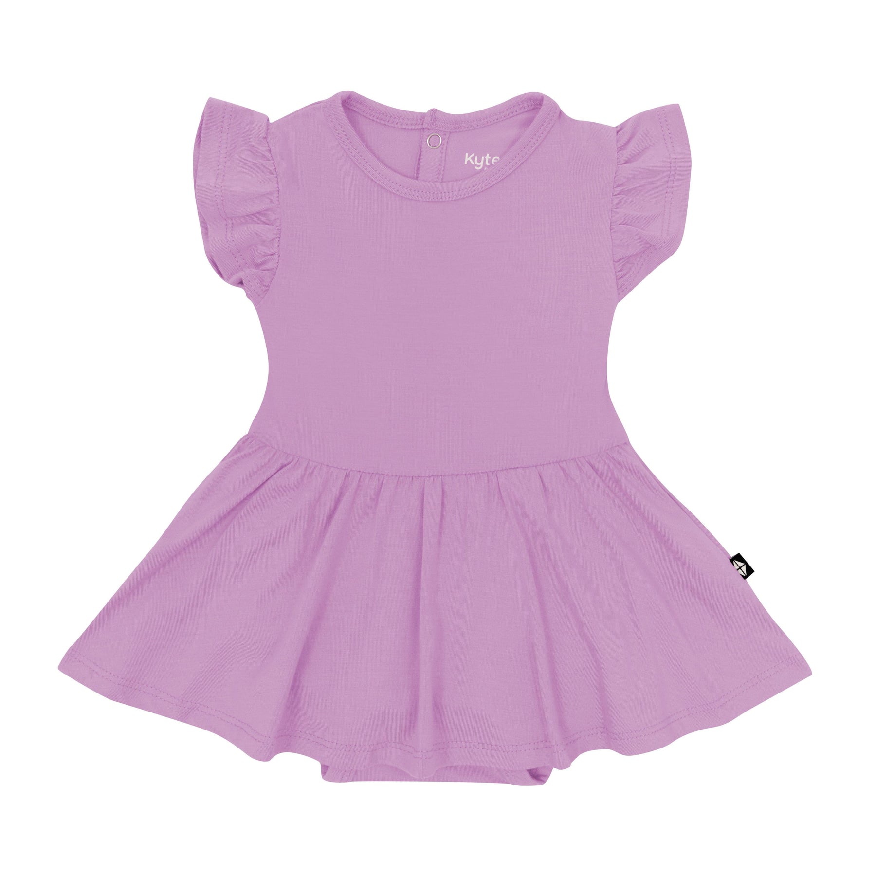 Kyte Baby Twirl Bodysuit Dress in Poi