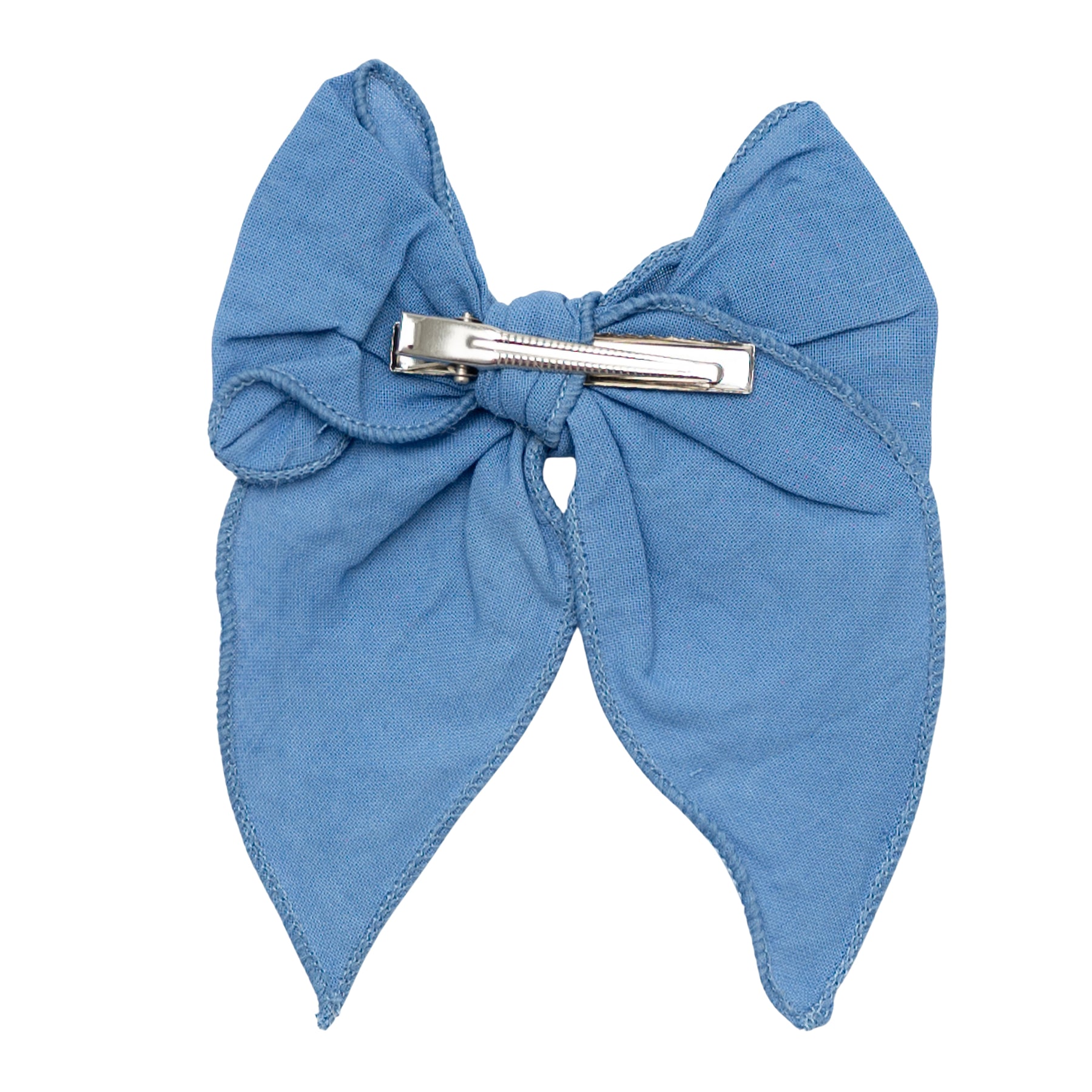 Linen Fable Bow in Periwinkle