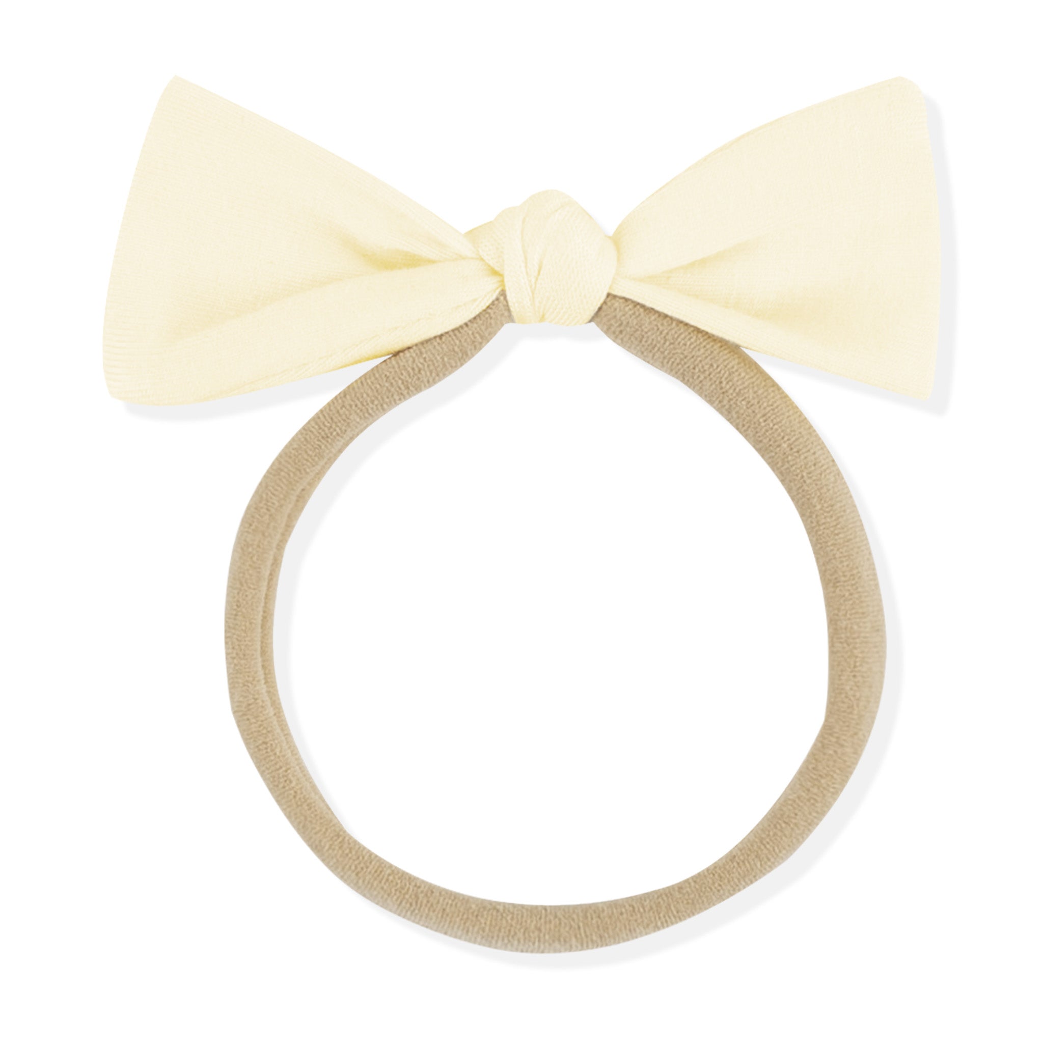 product photo of the Tiny Nylon Bow in Chamomile
