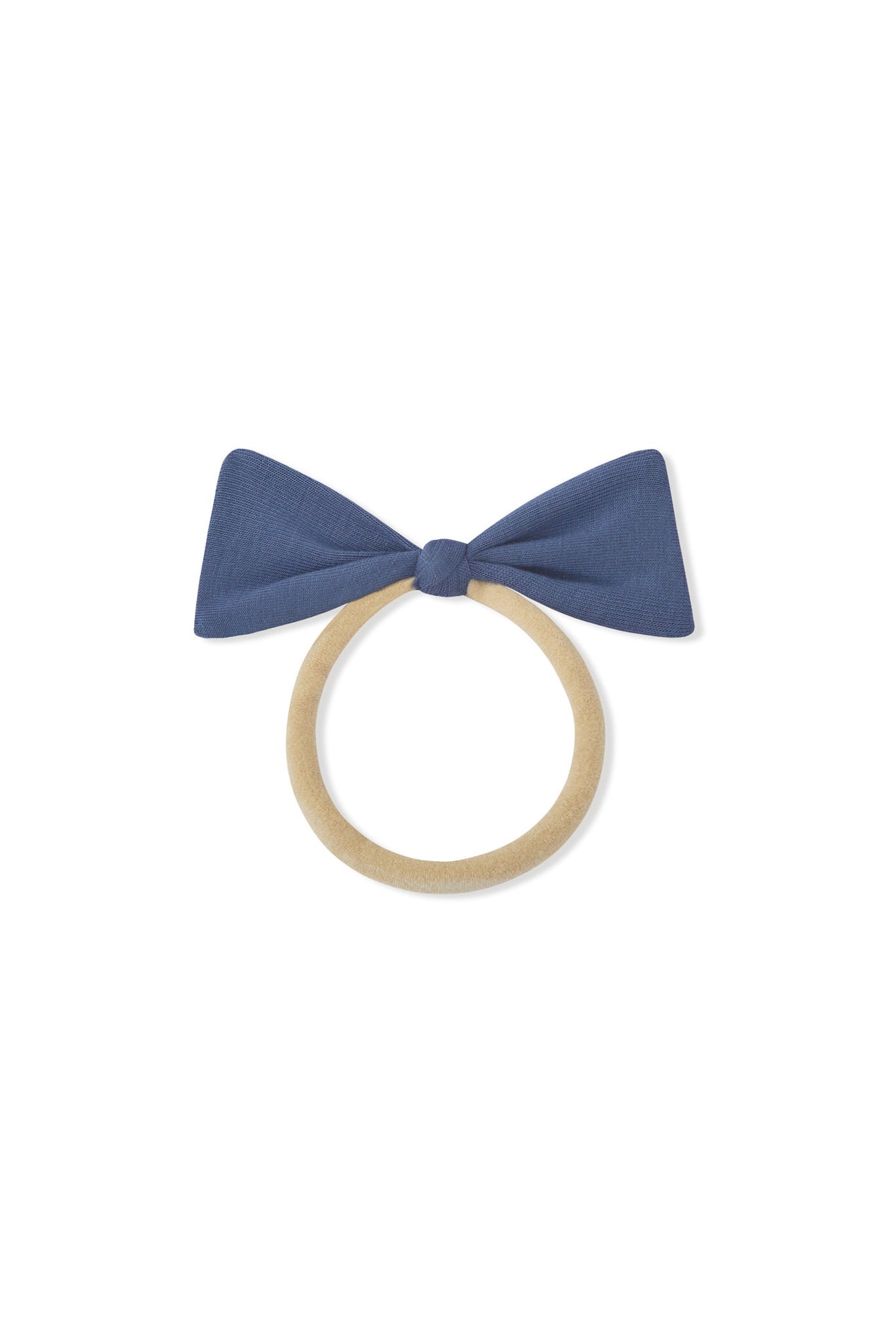 Tiny Nylon Bow in Oxford on a white background