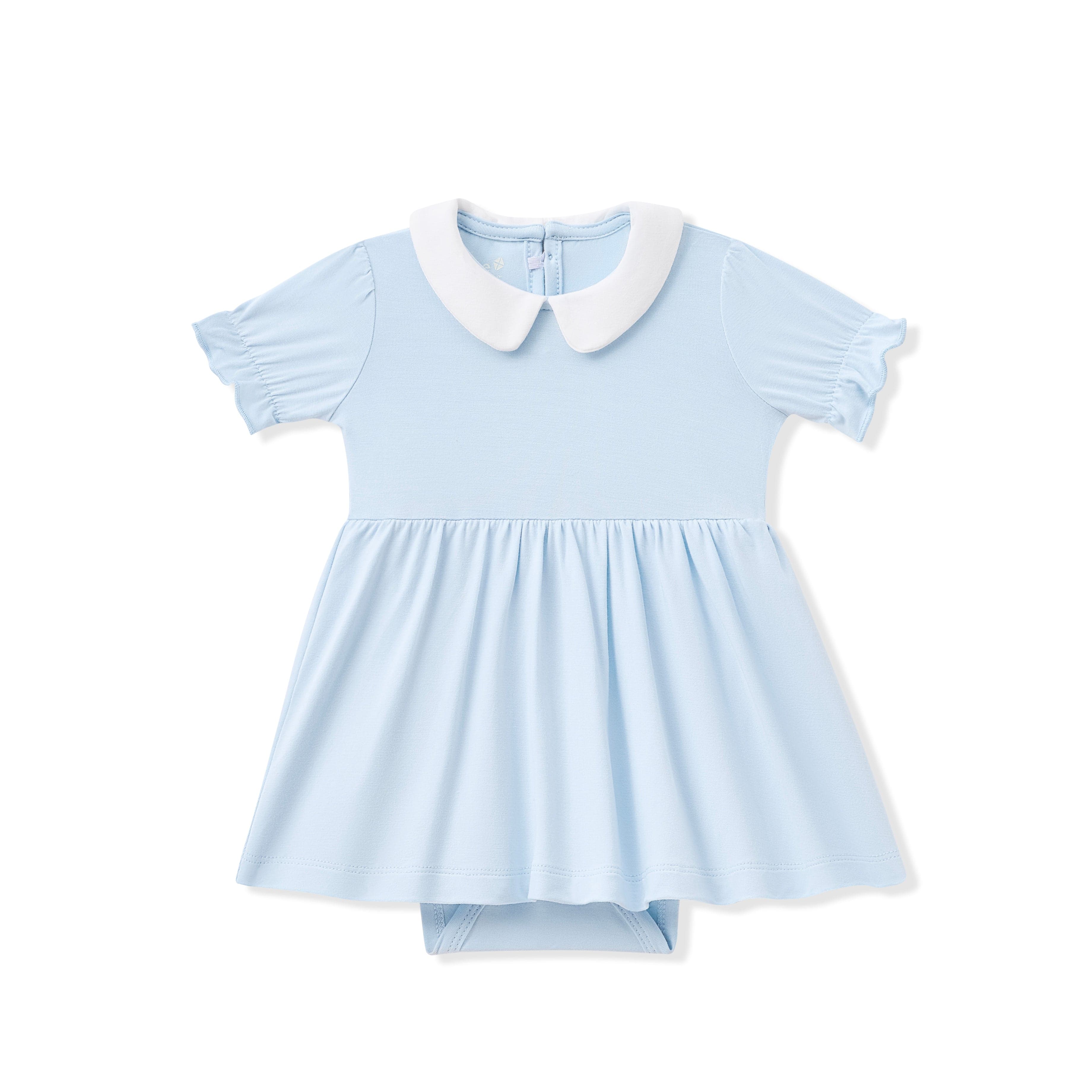 Product photo of the Peter Pan Collar Bodysuit Dress in Breeze