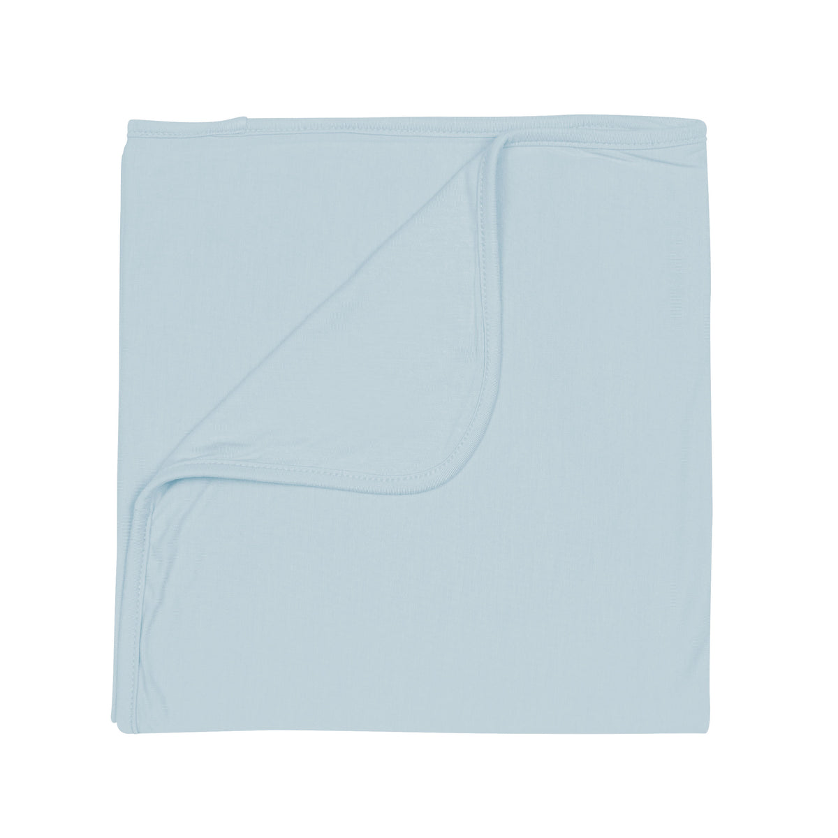 Light Blue Baby Blanket in Fog 0.5 TOG