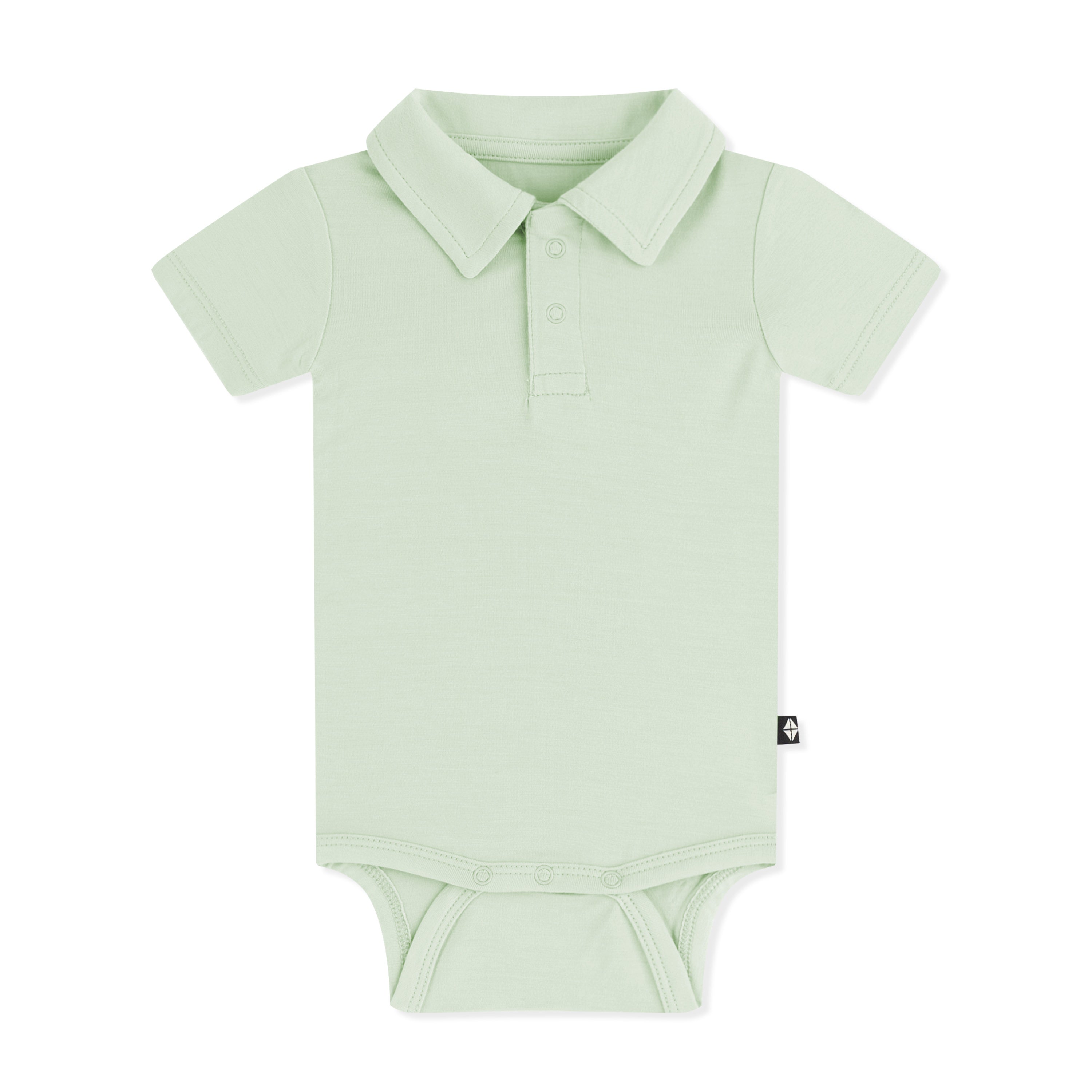 Product photo of the Polo Bodysuit in Basil