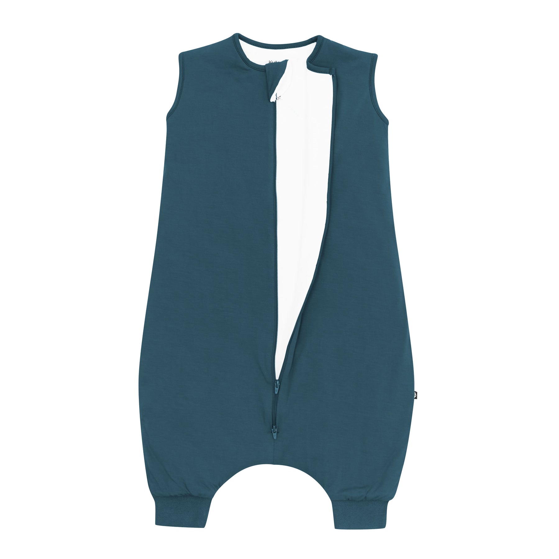 Sleep Bag Walker in Atlantic 1.0 shown unzipped