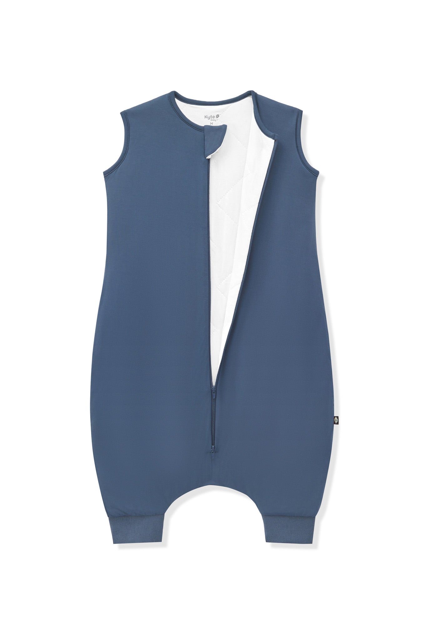 Sleep Bag Walker in Oxford 1.0 color shown unzipped on a white background