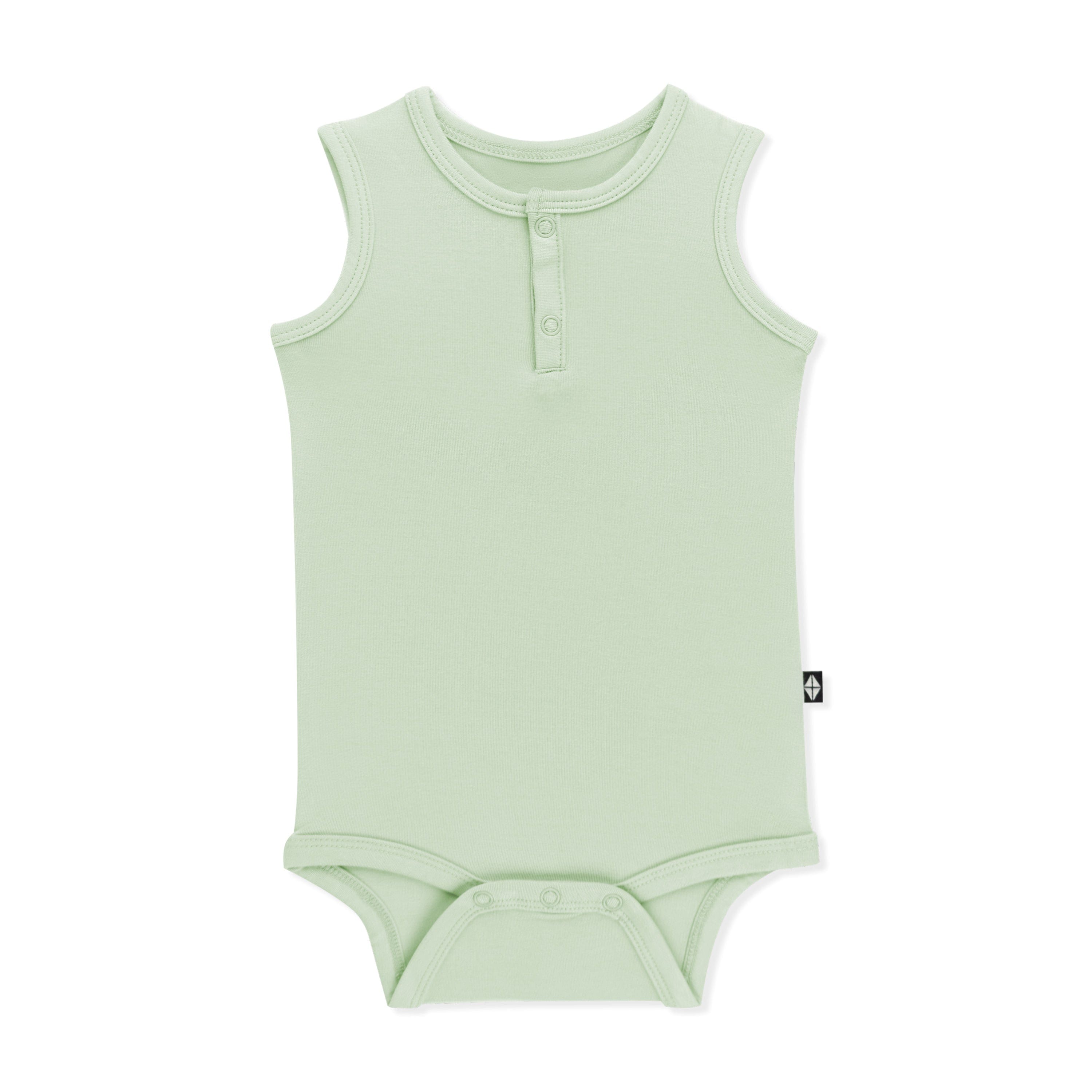 Product photo of the Sleeveless Bodysuit in Basil
