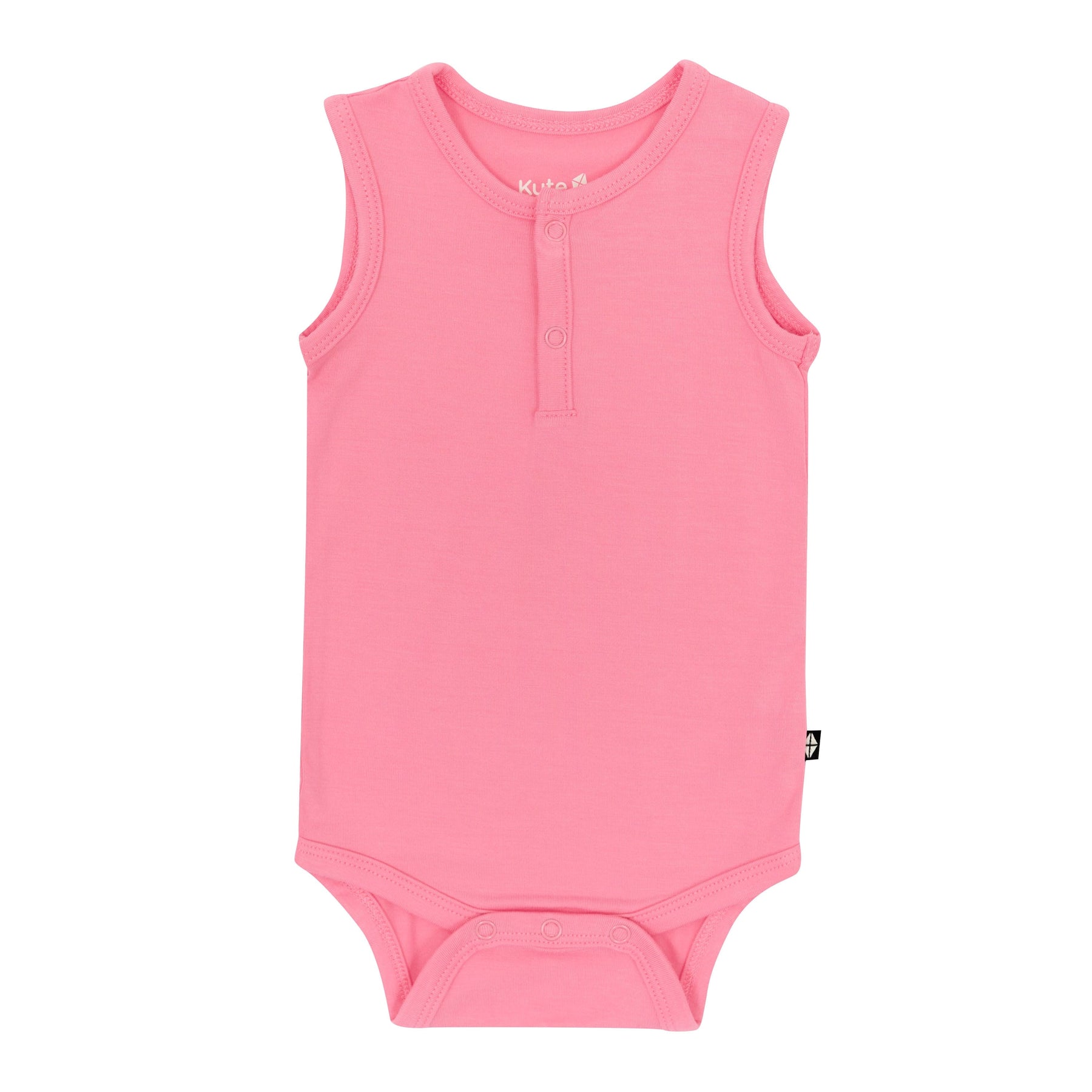 Kyte Baby Sleeveless Bodysuit in Guava