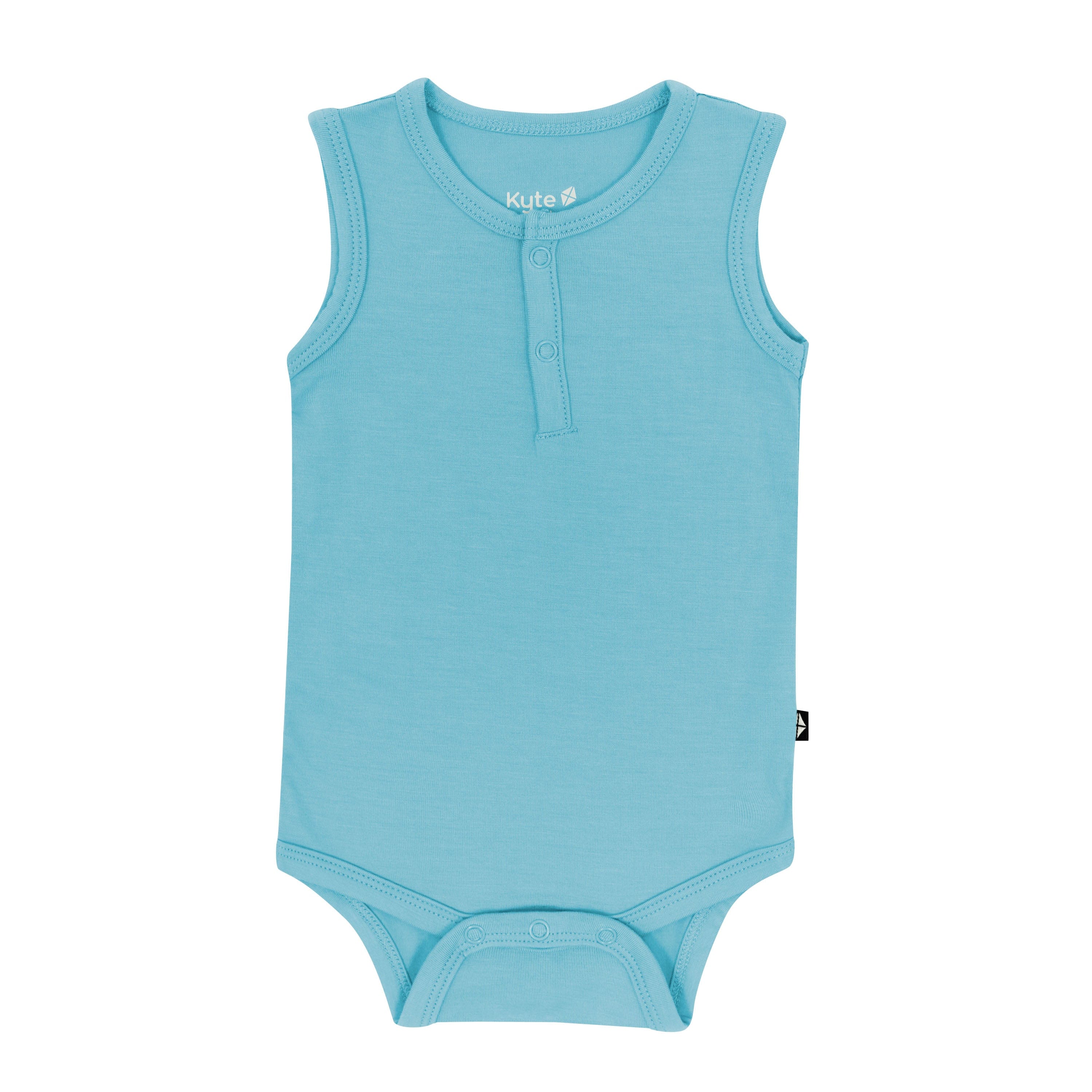 Kyte Baby Sleeveless Bodysuit in Makai