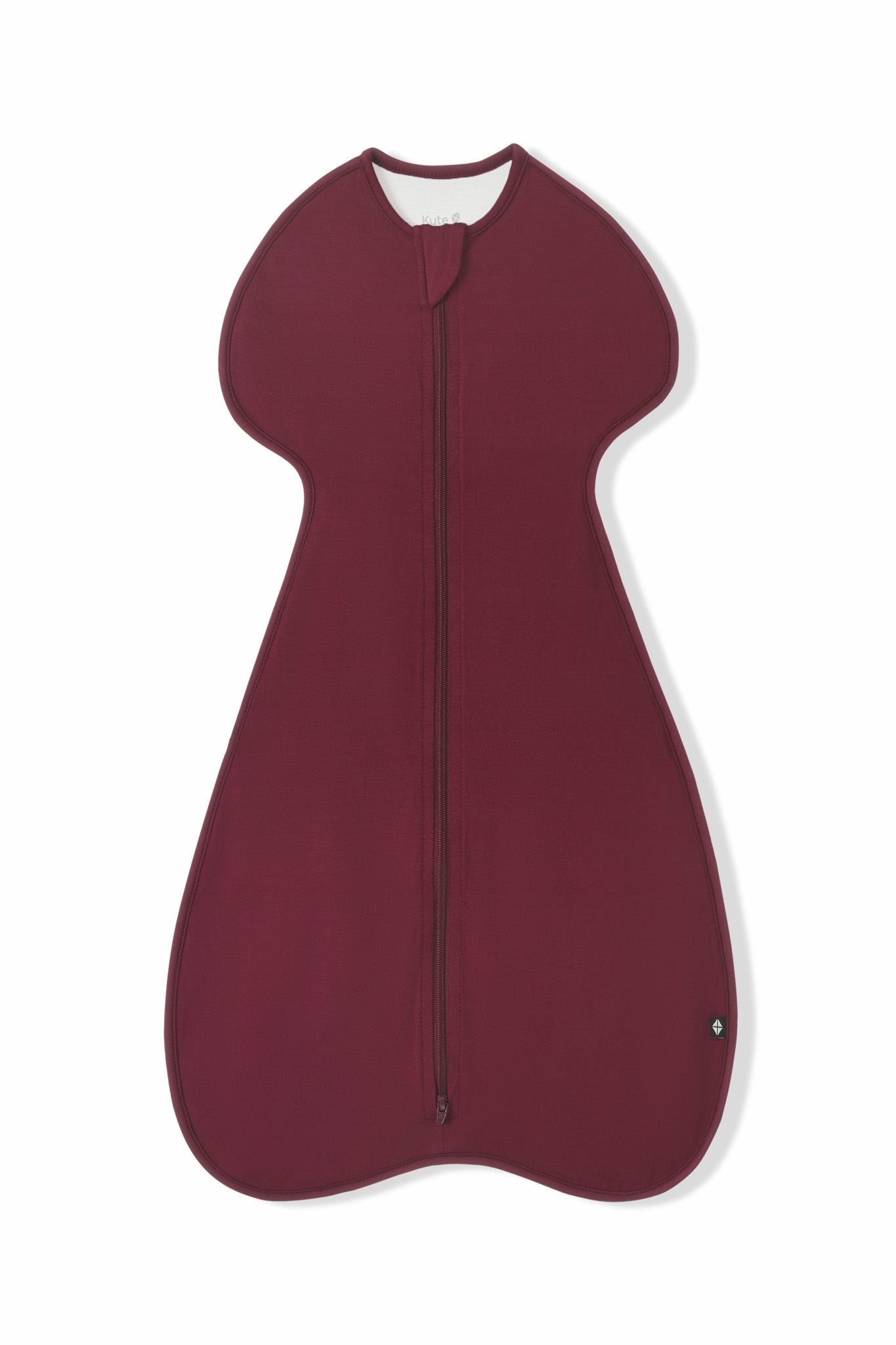 Swaddle Bag in Burgundy 0.5 on a white background