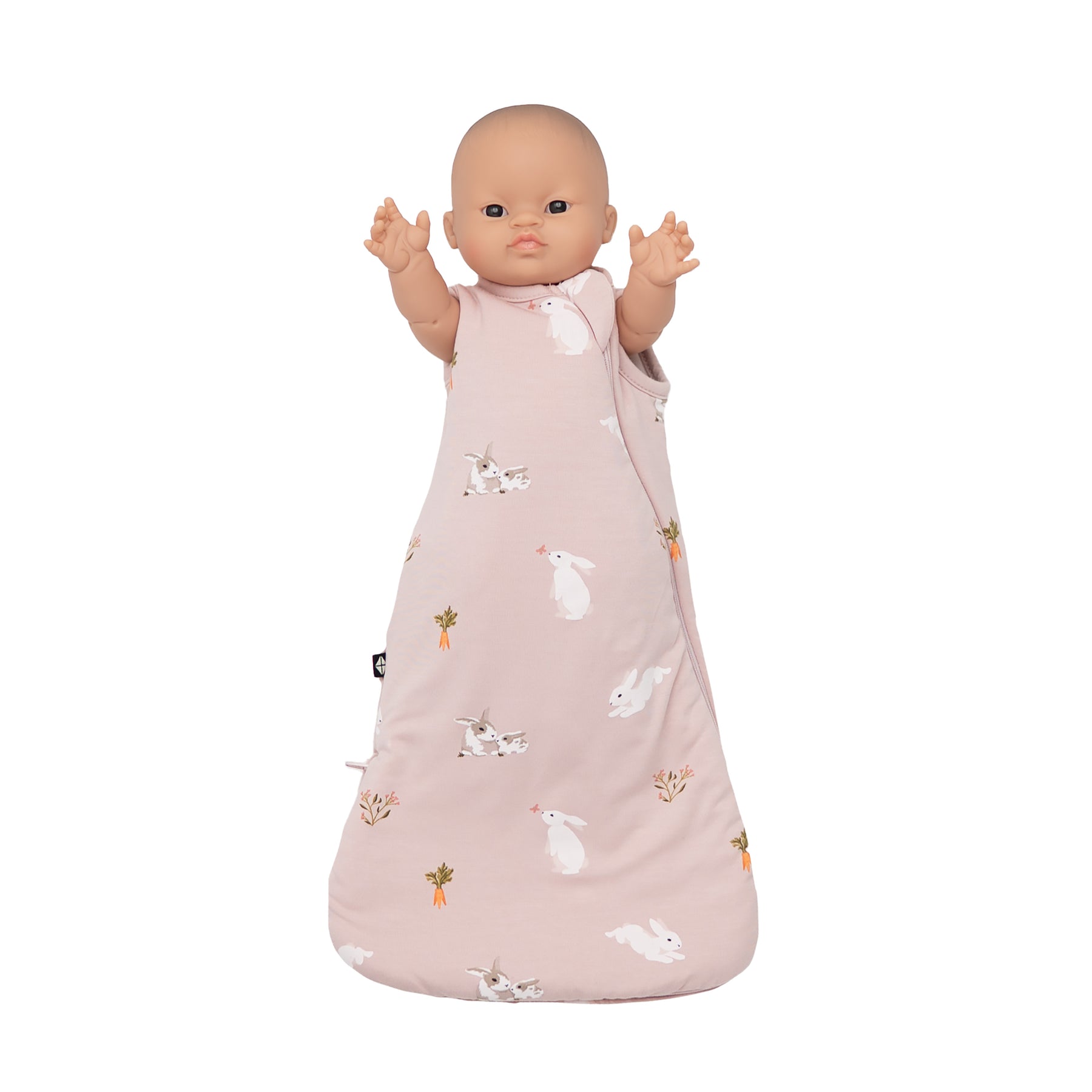 Baby Doll Sleep Bag in Blush Rabbit