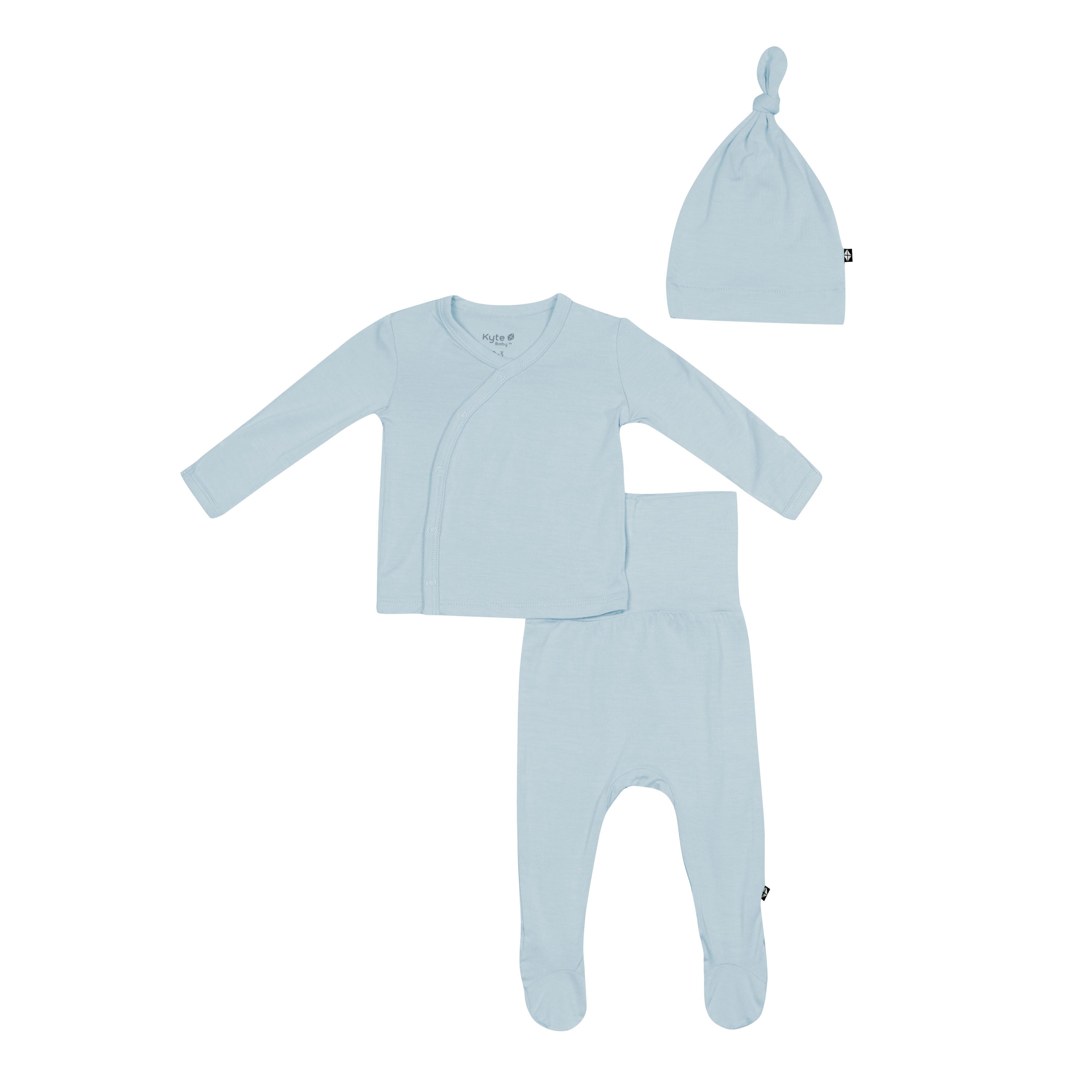 Flat lay of  Take Me Home Set with Cap in Fog