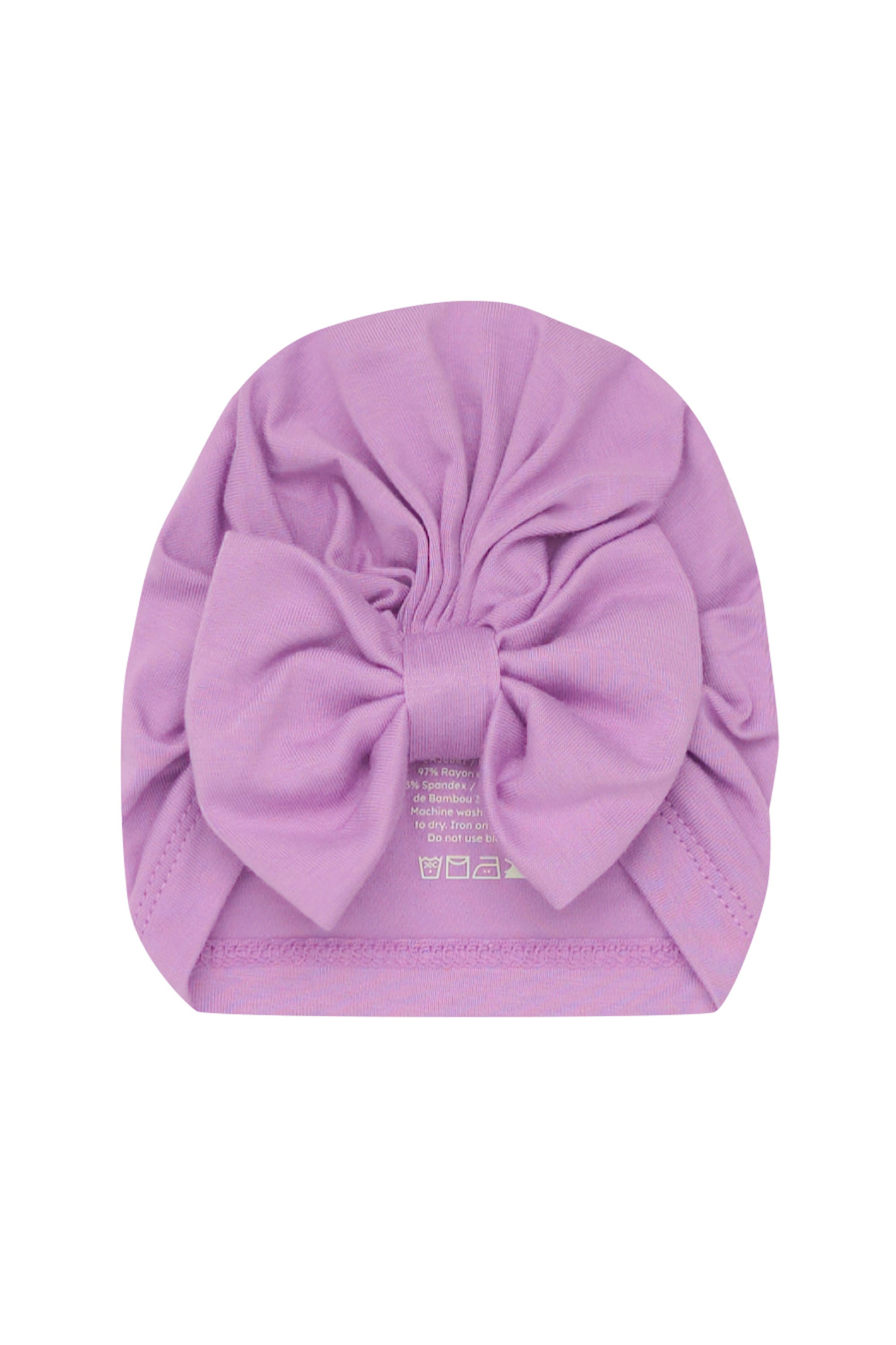 Purple Bow Headwrap in Poi