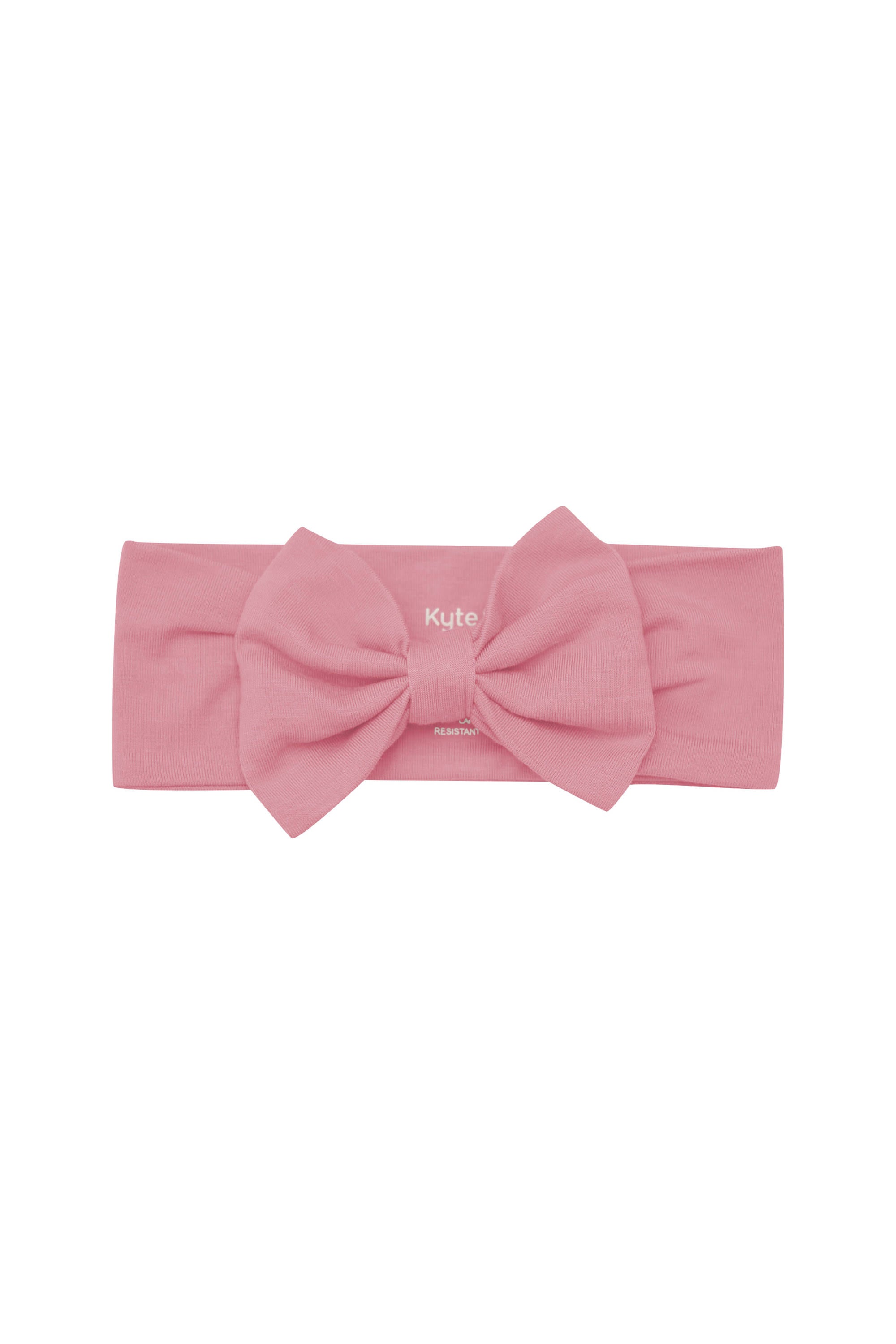 Pink Bow Headband in Apple Blossom
