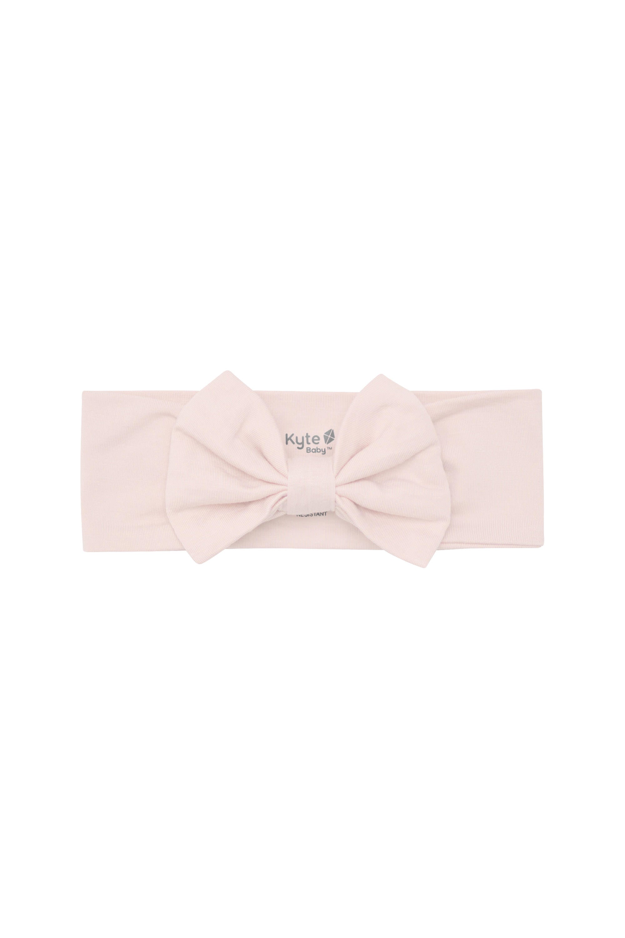 Bow Headband in Blush