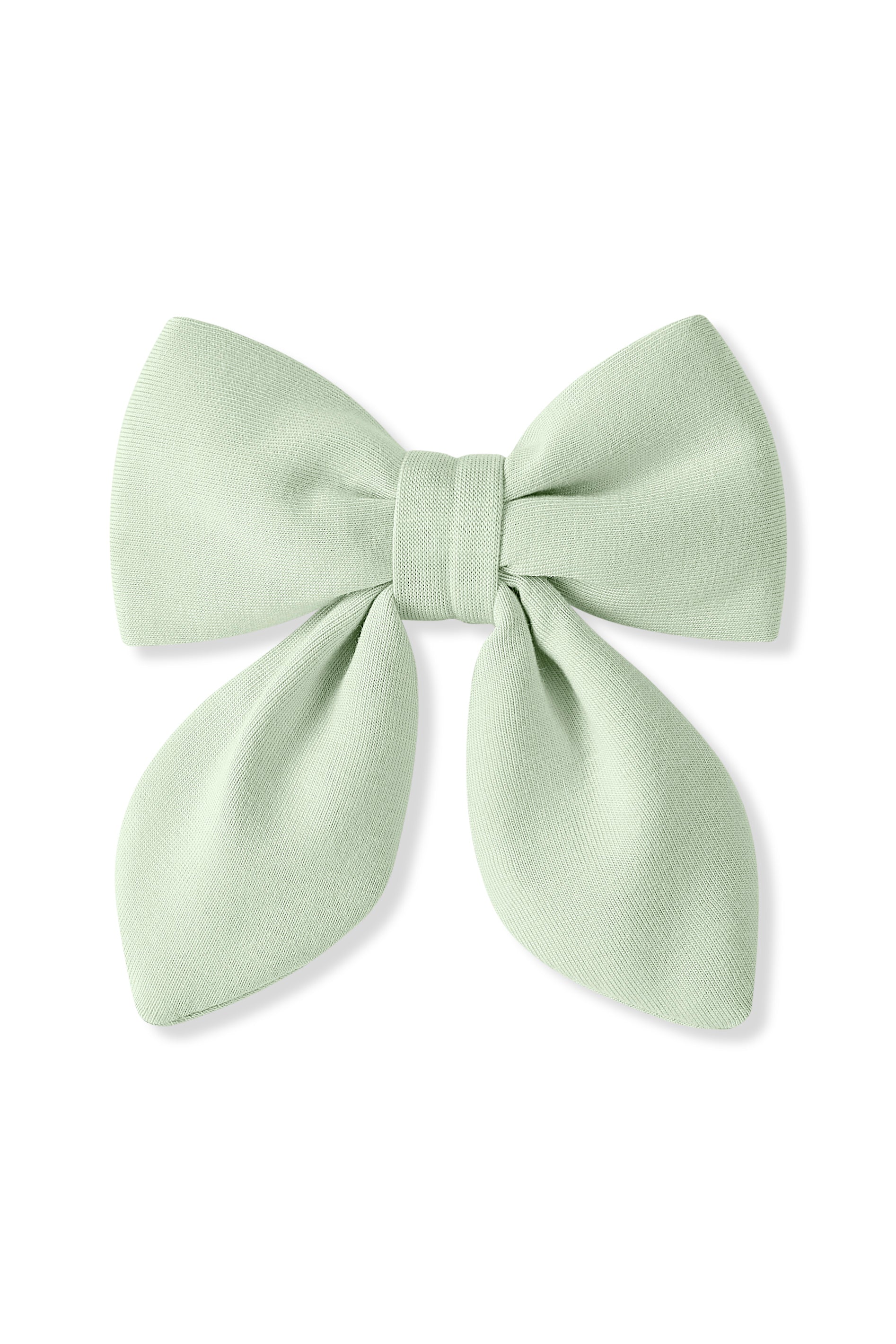 Product photo of the Medium Alligator Clip Bow in Basil