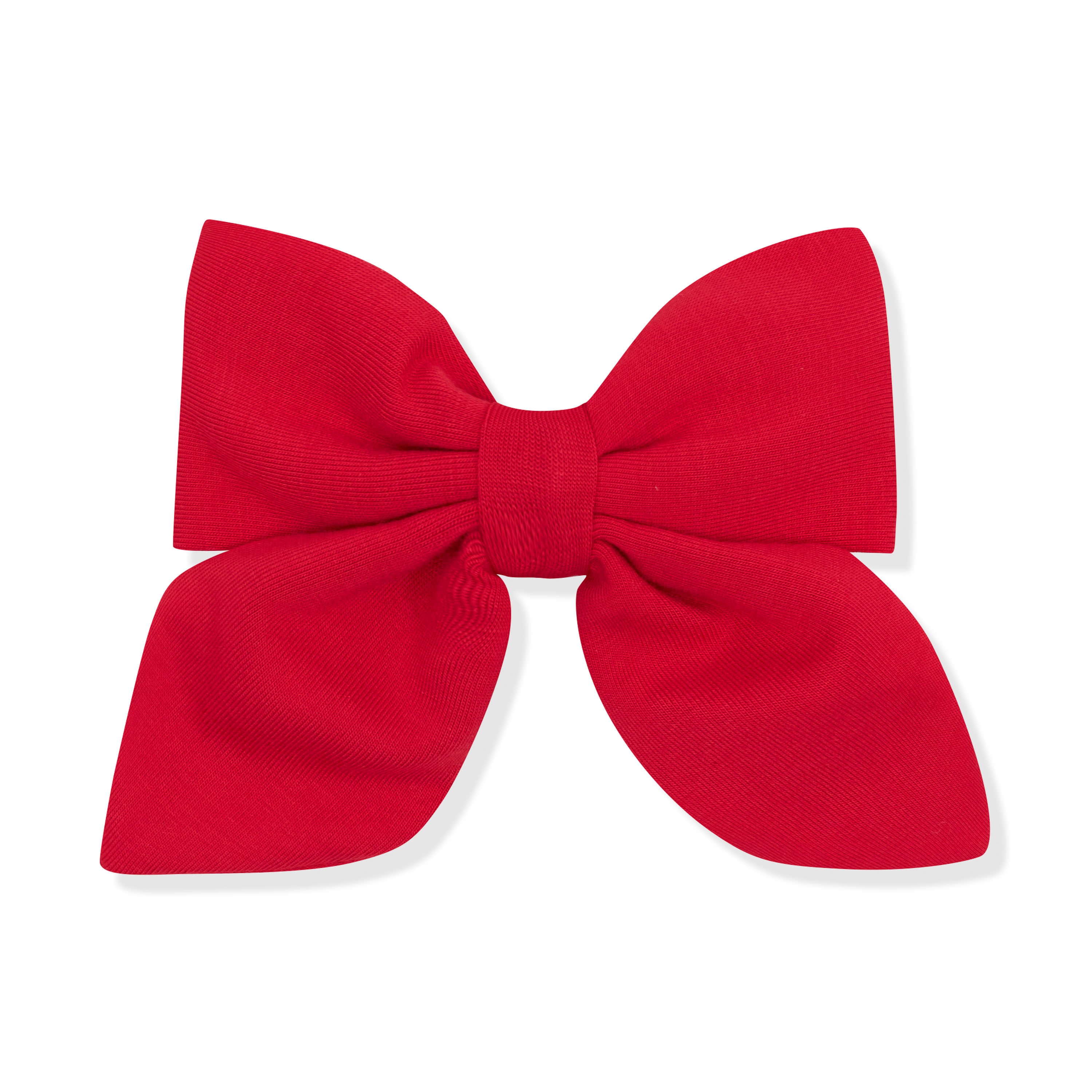 Medium Alligator Clip Bow in Cardinal