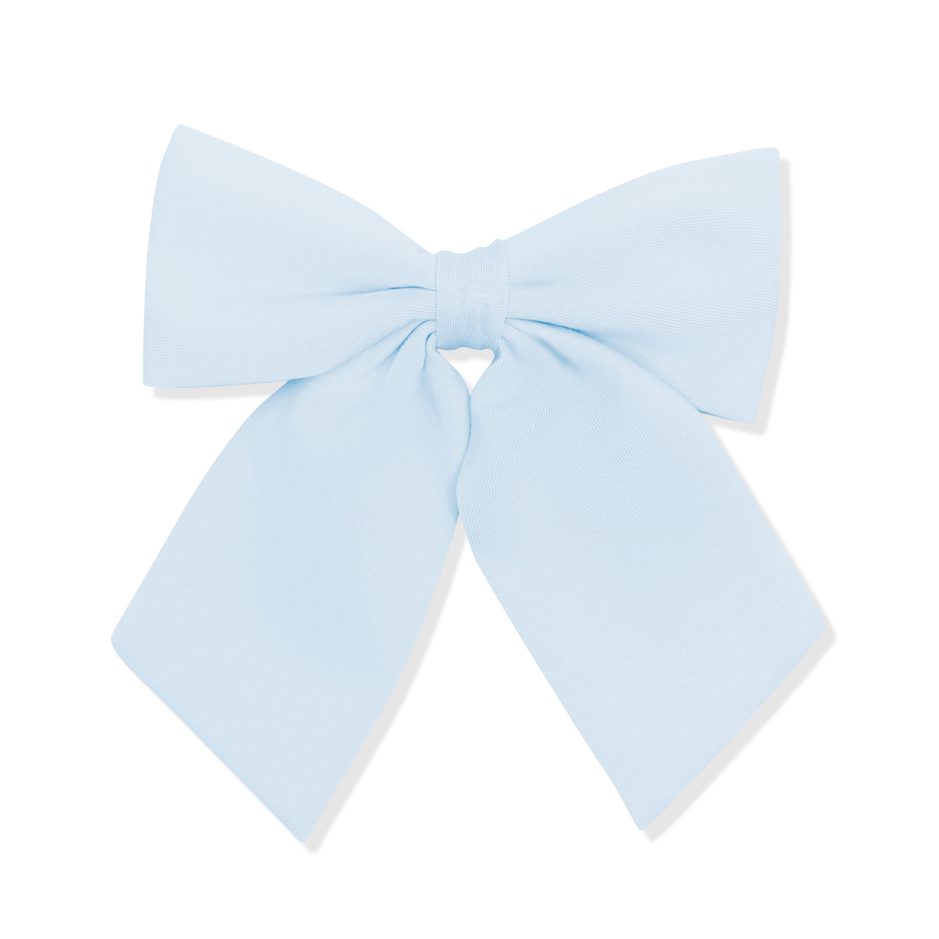 Product photo of the Large Alligator Clip Bow in Breeze