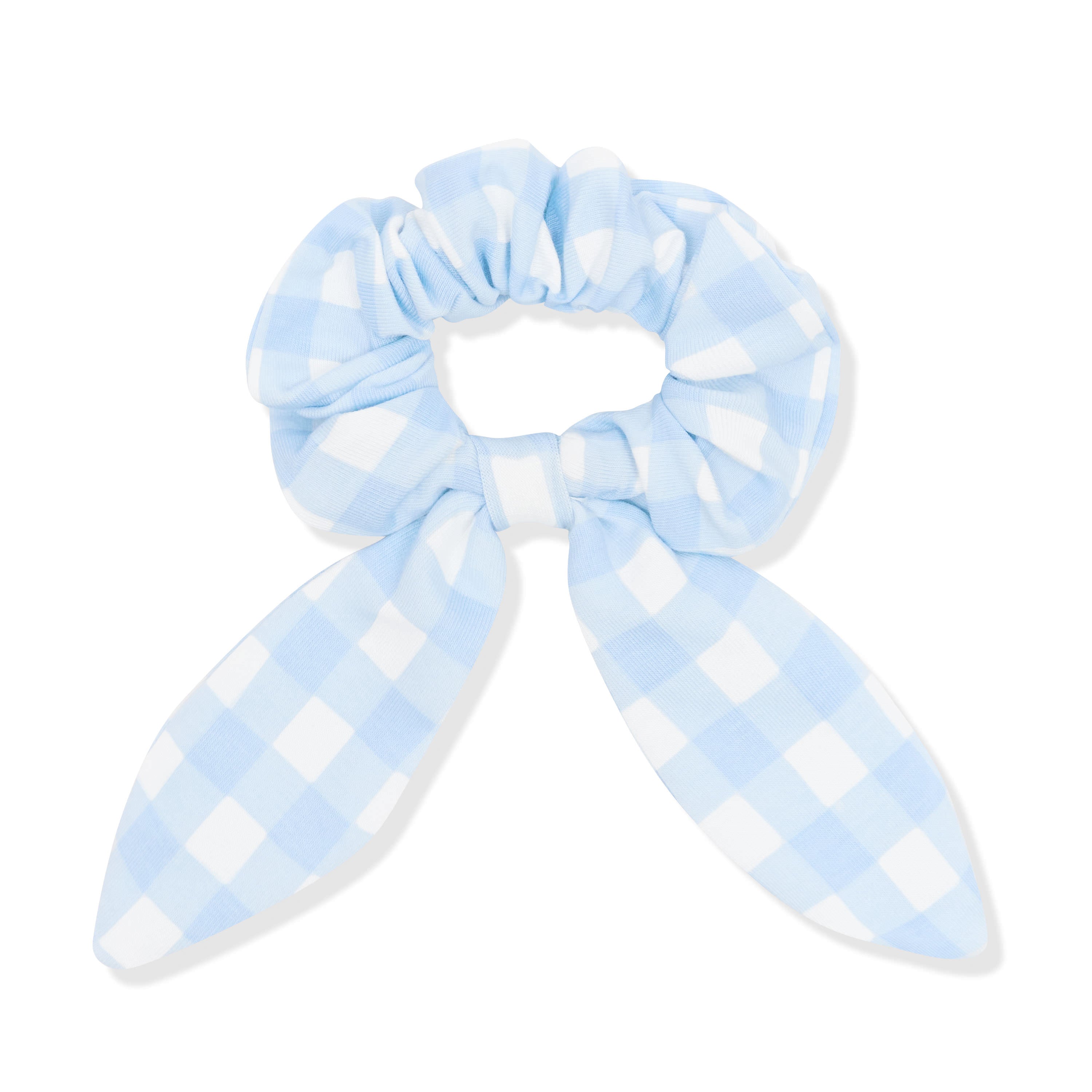 Product photo of the Scrunchie in Gingham Breeze on a white surface
