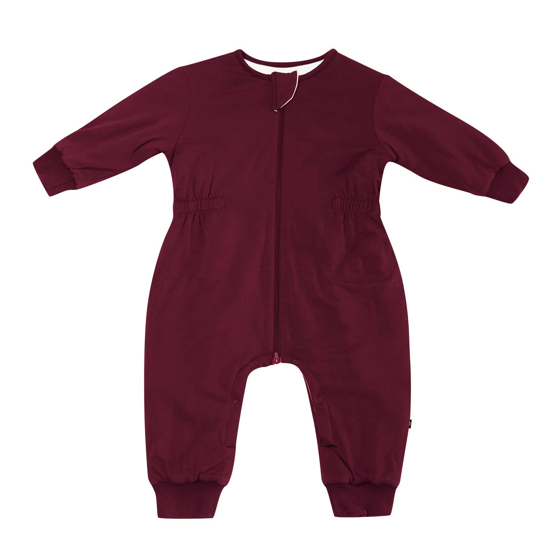Product photo of the Cozy Playsuit in Burgundy