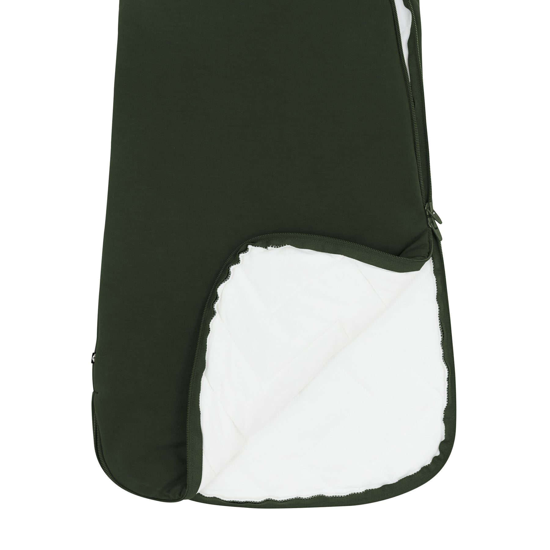 Double zipper shown on the Sleep Bag in Fir 2.5