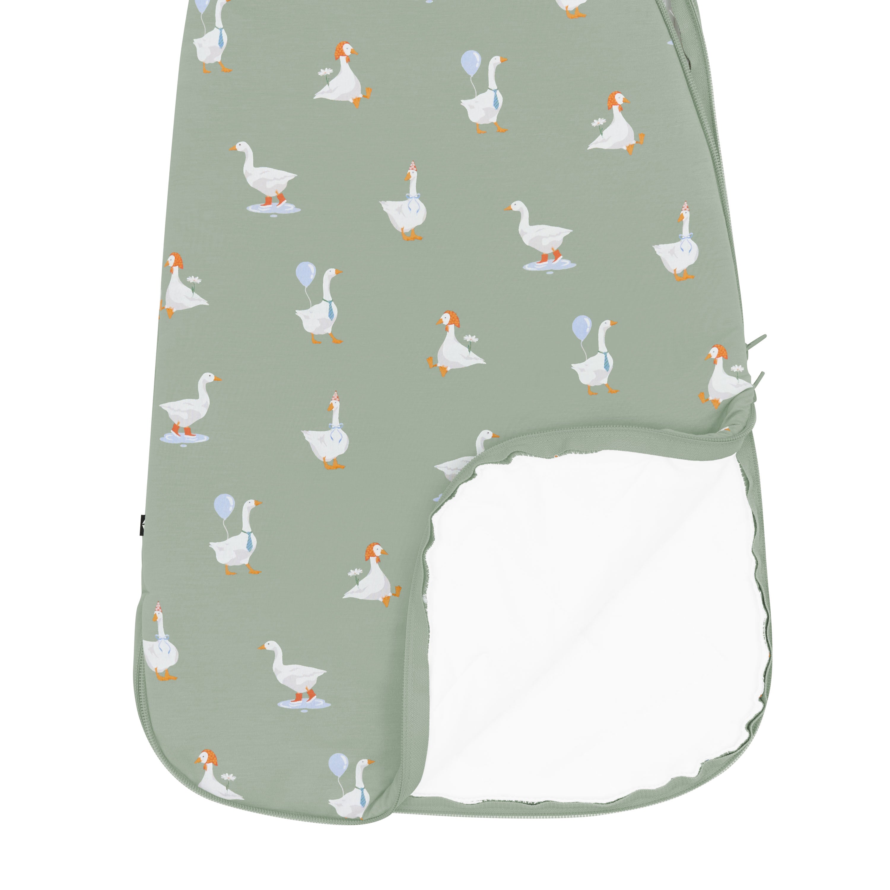 Double zipper on Sleep Bag in Silly Goose 2.5