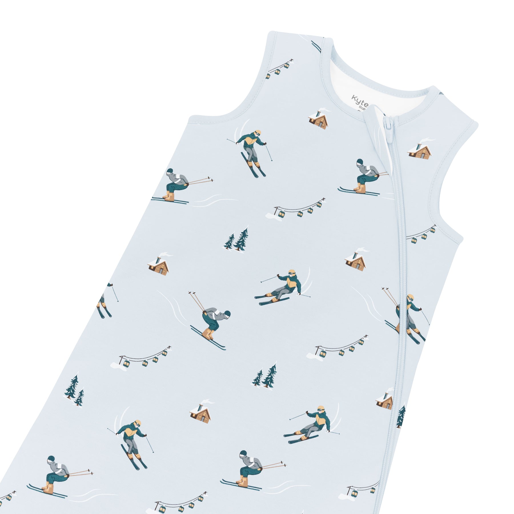 Zipper garage shown on the Sleep Bag in Ski 2.5