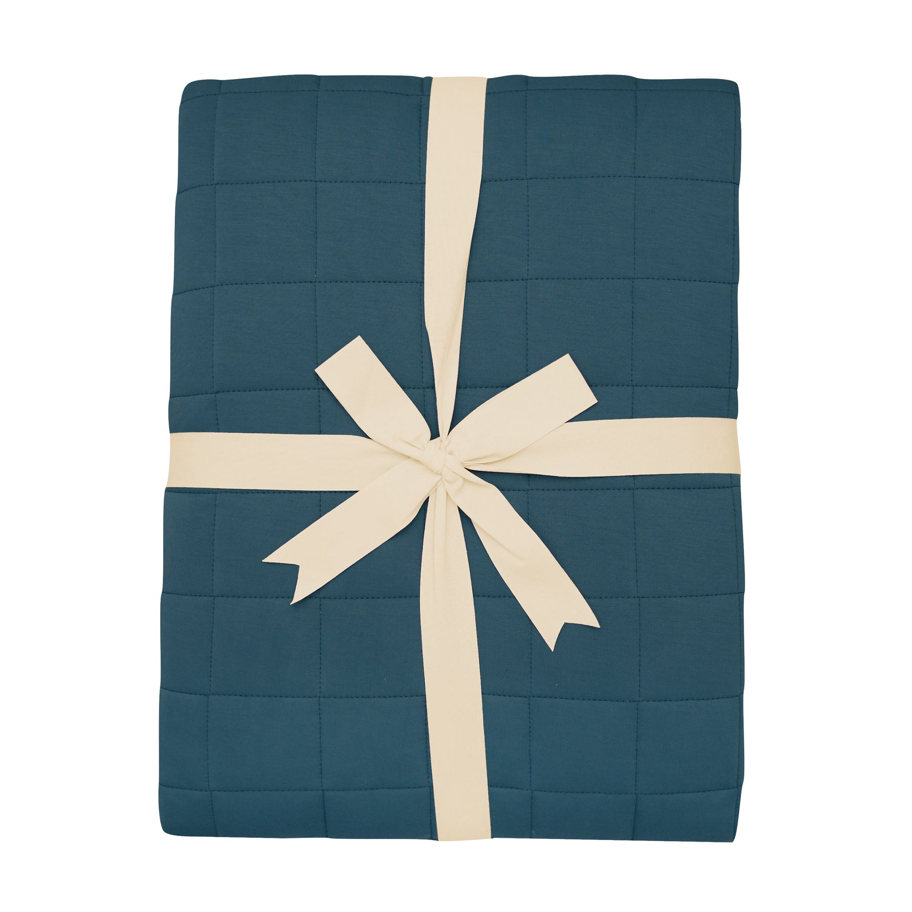 Product photo of Kyte Baby's Adult Quilted Blanket in Atlantic 2.5