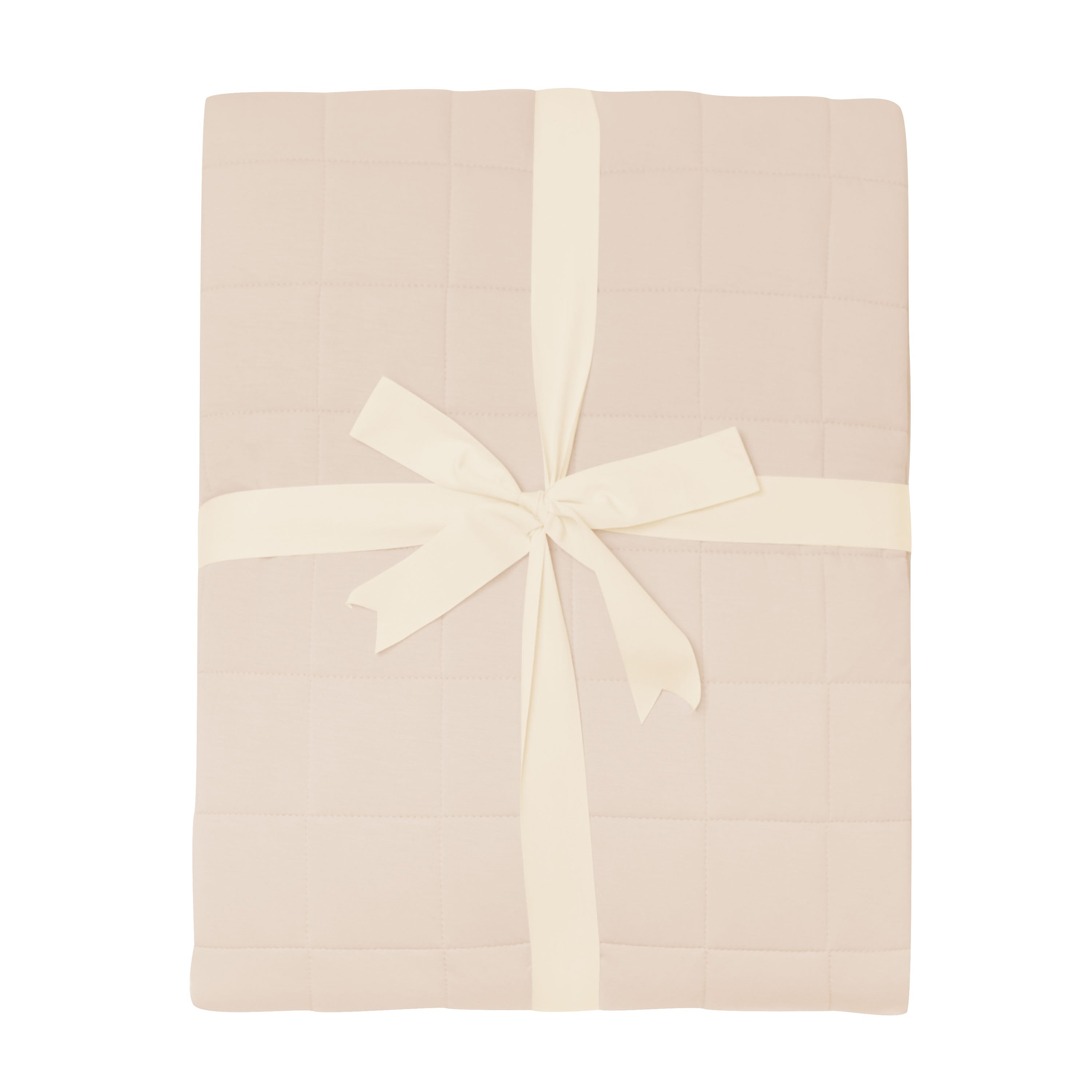 Product photo of the Adult Quilted Blanket in Bisque 2.5