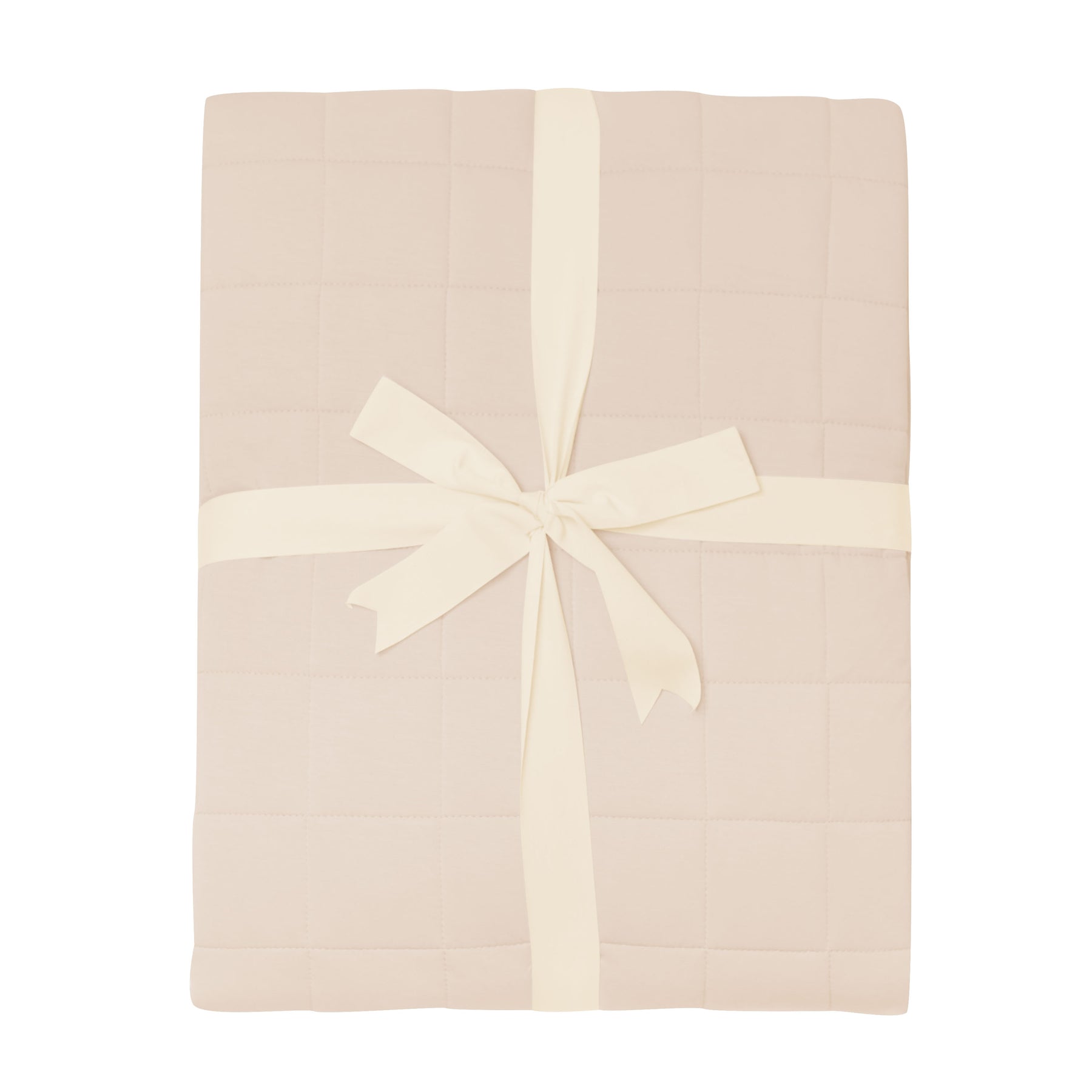 Product photo of the Adult Quilted Blanket in Bisque 2.5