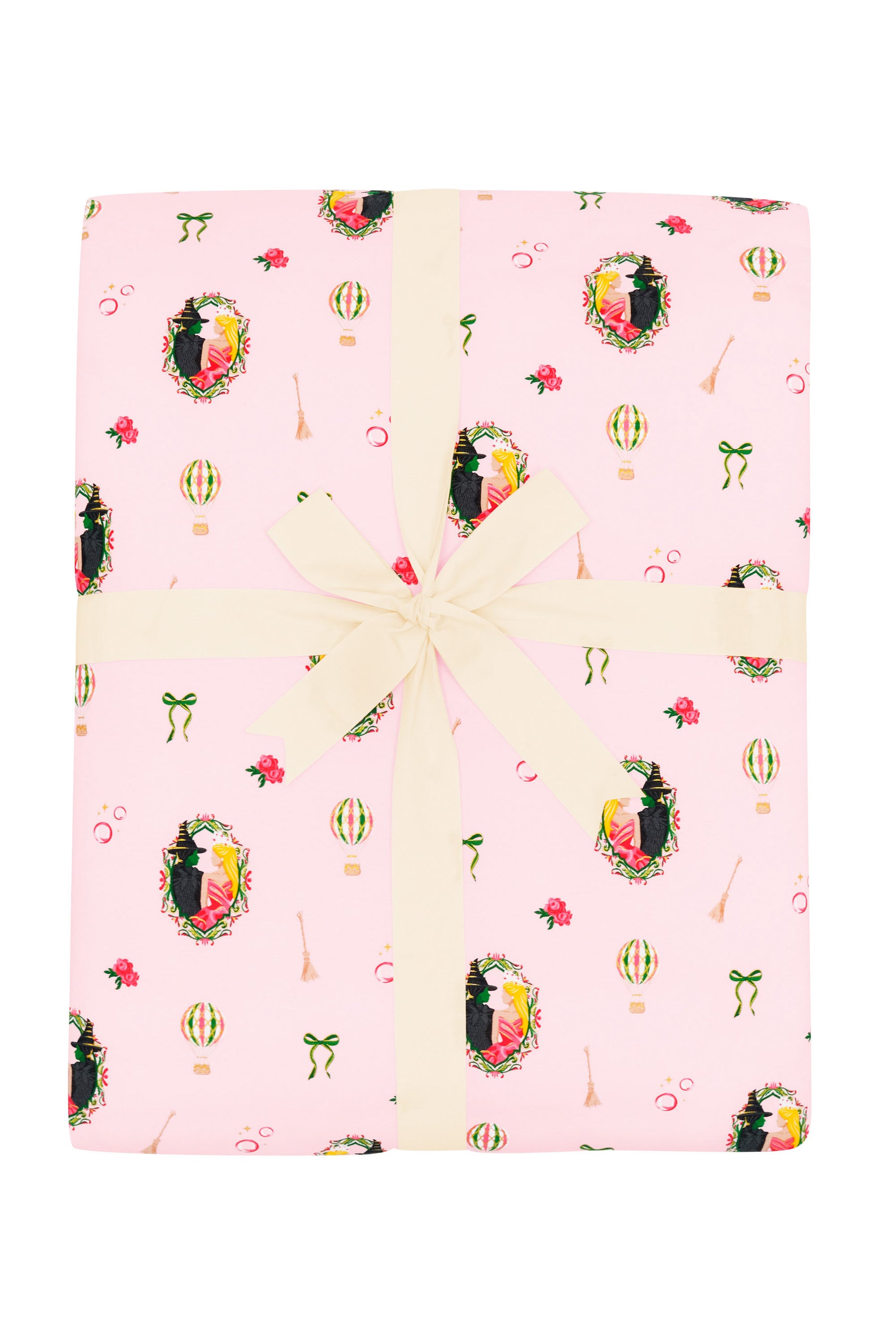 Product photo of the Adult Quilted Blanket in Wicked 2.5 shown tied in its linen bow