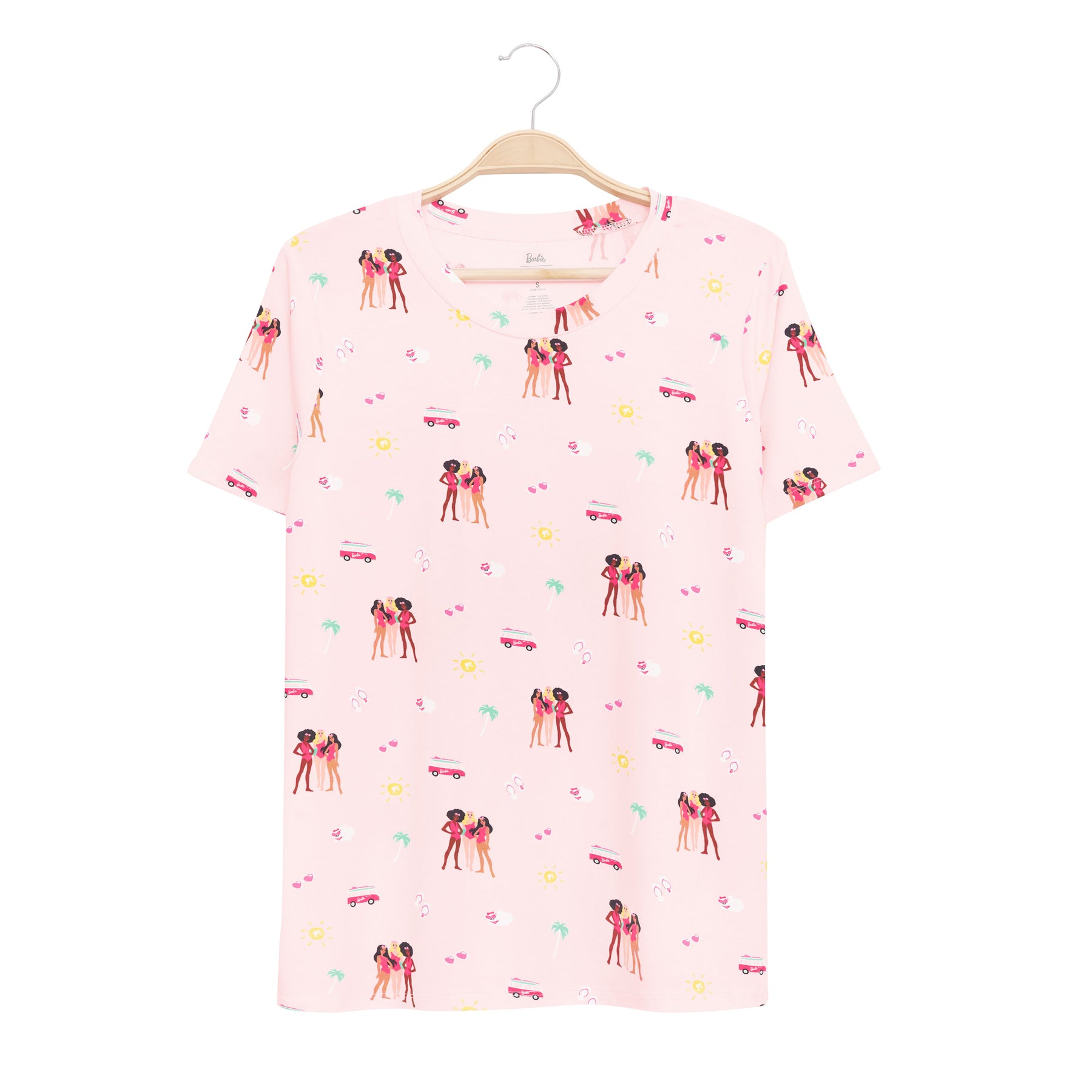 Women's Crew Neck Tee in Barbie™ Beach