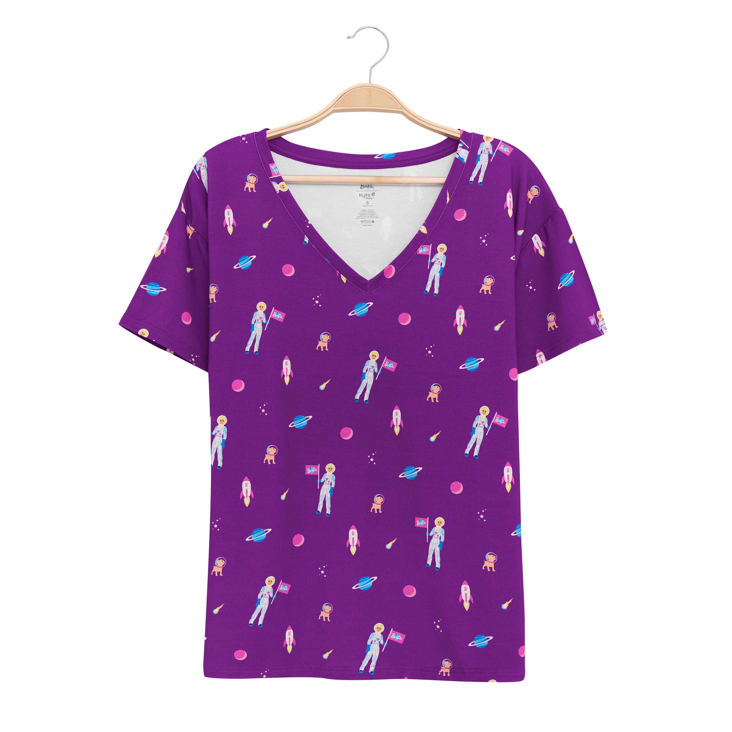 Women's V-Neck Tee in Barbie™ Astronaut