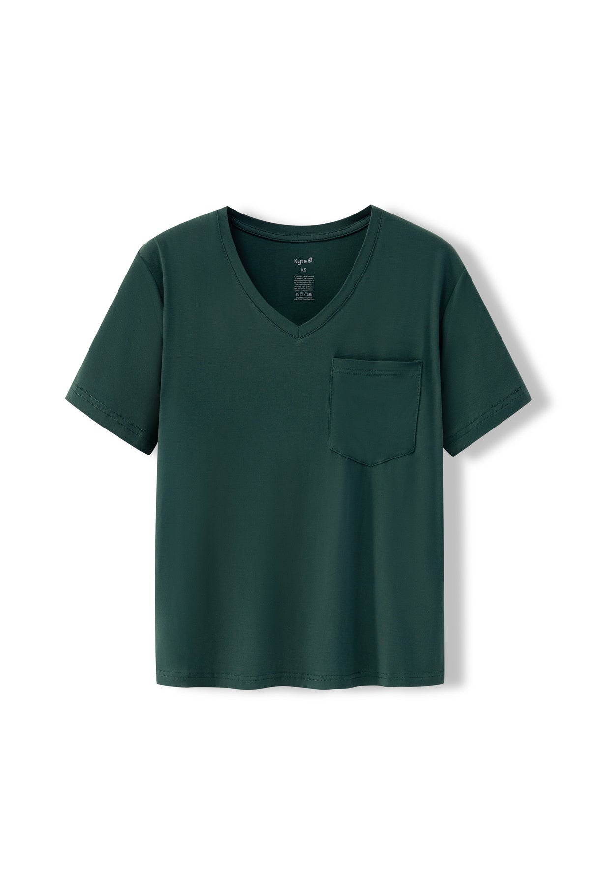 Women's Oversized V-Neck Tee in Cypress