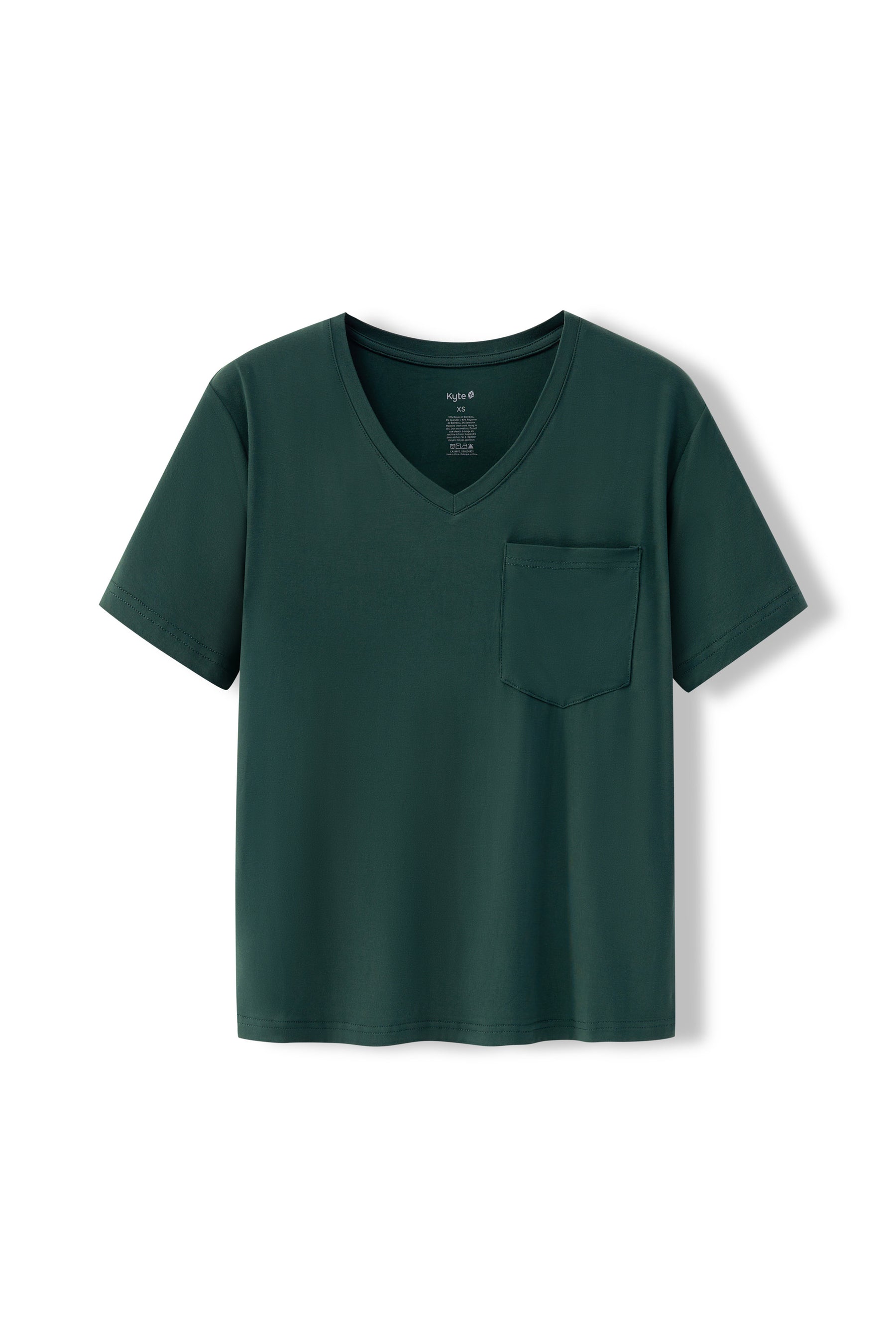 Women's Oversized V-Neck Tee in Cypress