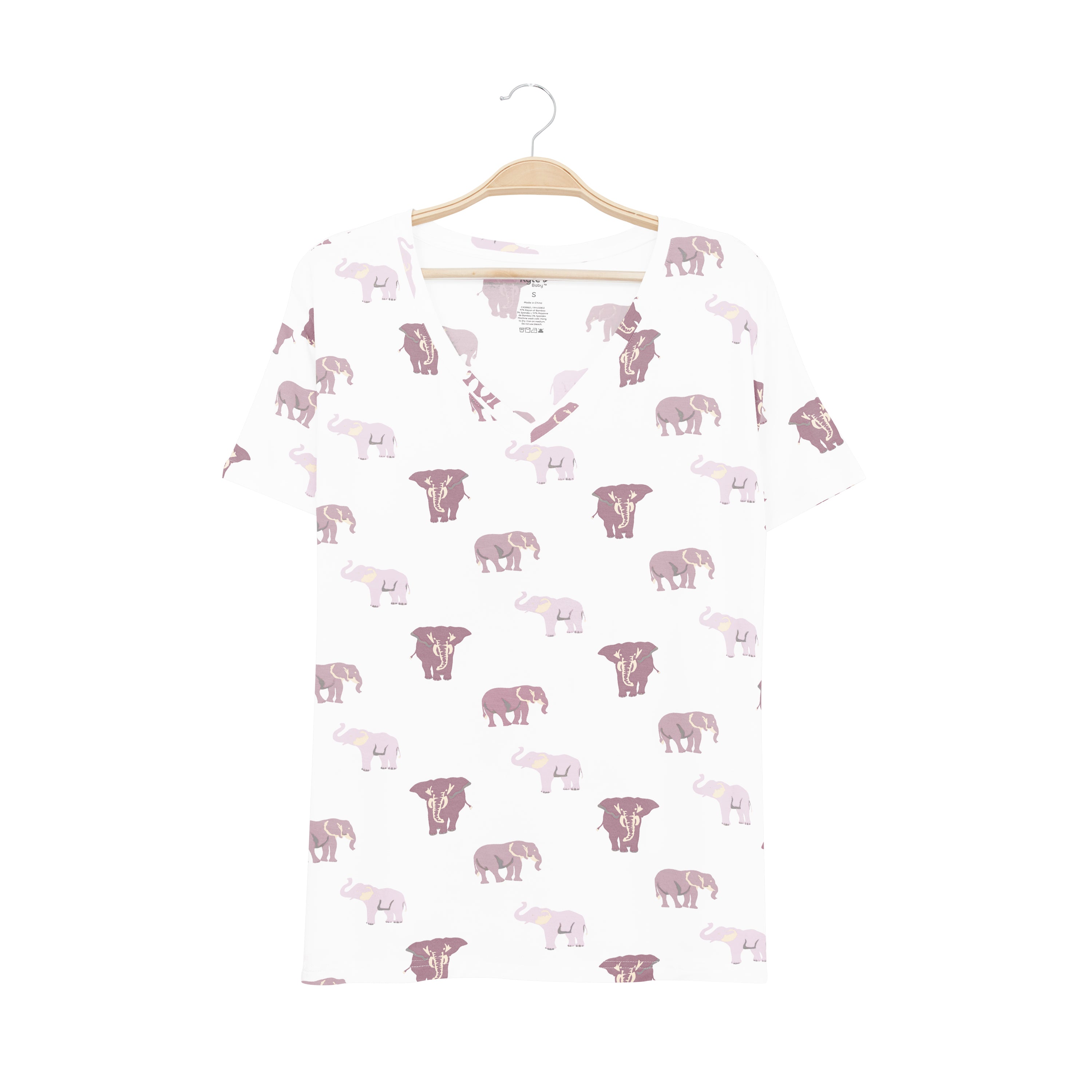 Women’s Relaxed Fit V-Neck in Elephant