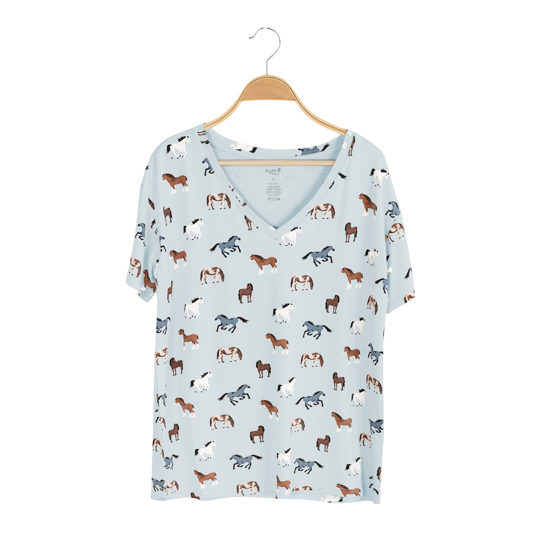 Women’s Relaxed Fit V-Neck in Horse