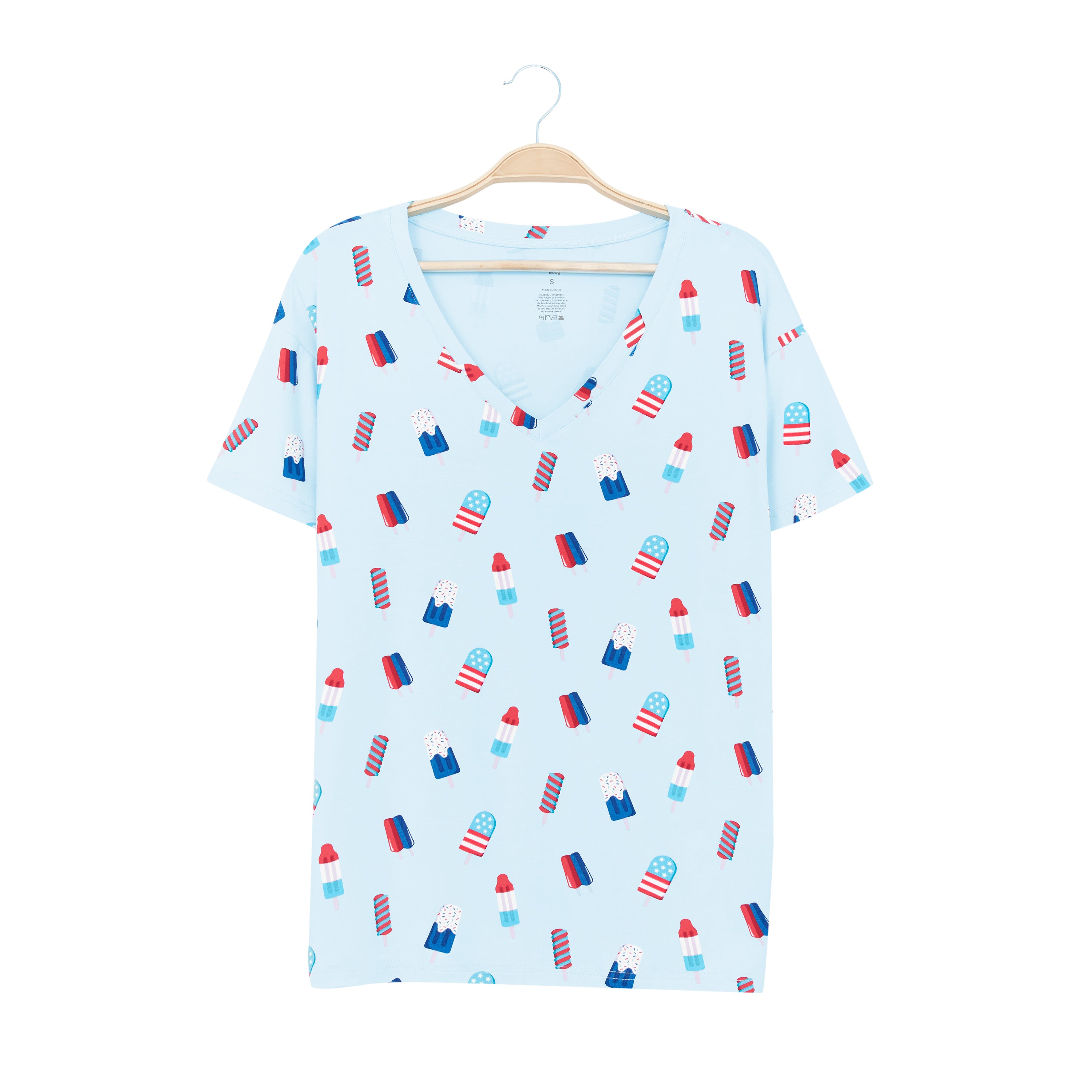 Women’s Relaxed Fit V-Neck in Popsicle