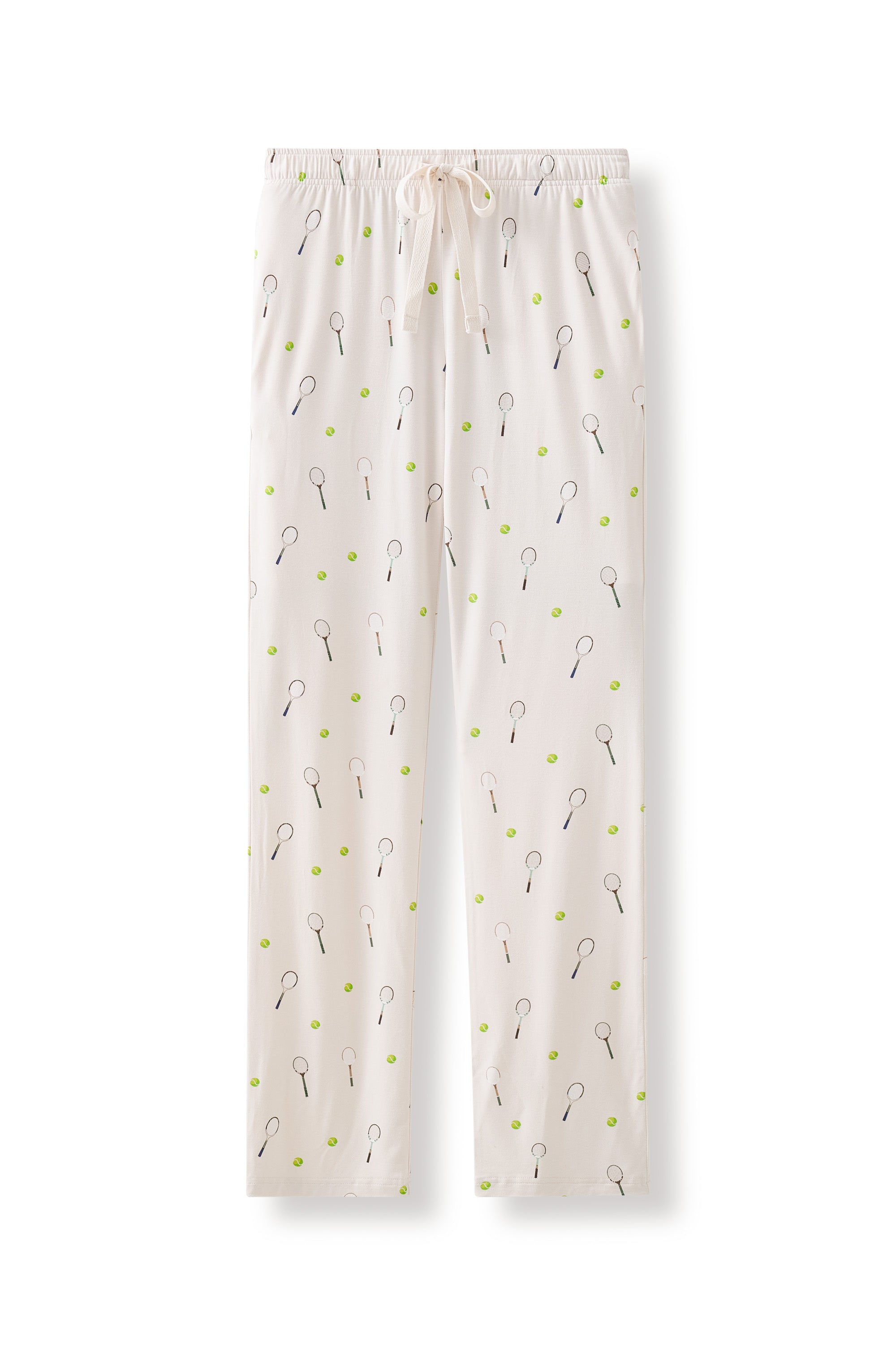 Women's Lounge Pants in Tennis
print on a white background