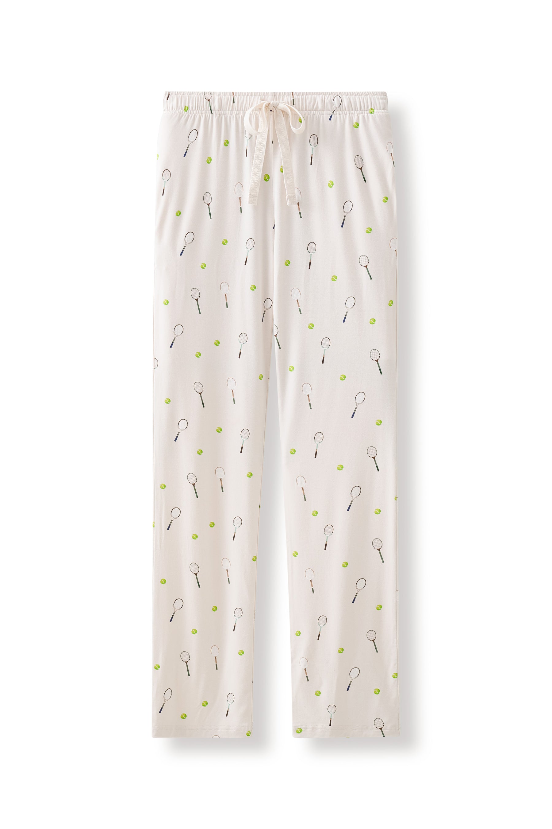 Women's Lounge Pants in Tennis
print on a white background