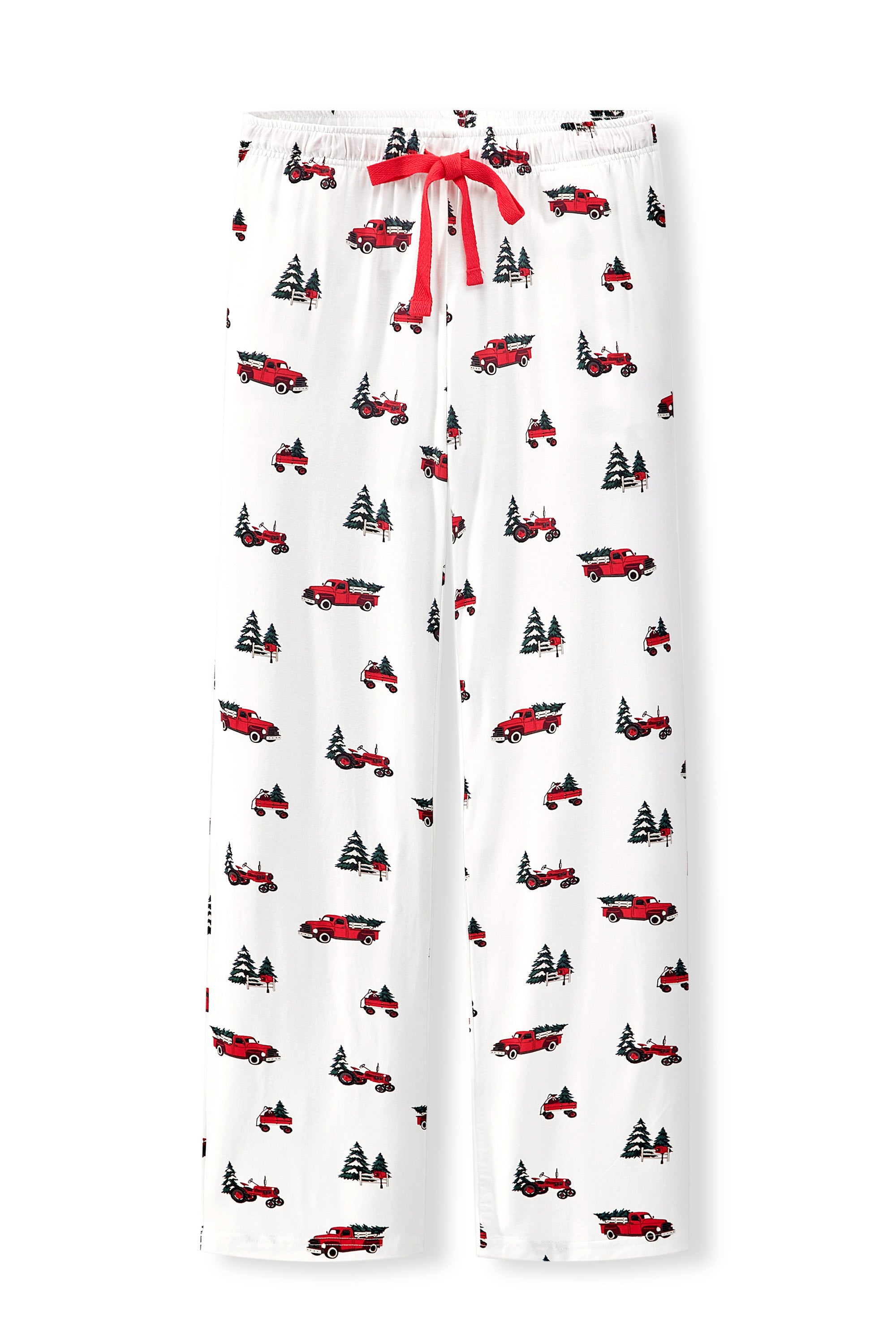 Women's Lounge Pants in Holiday Tree Farm