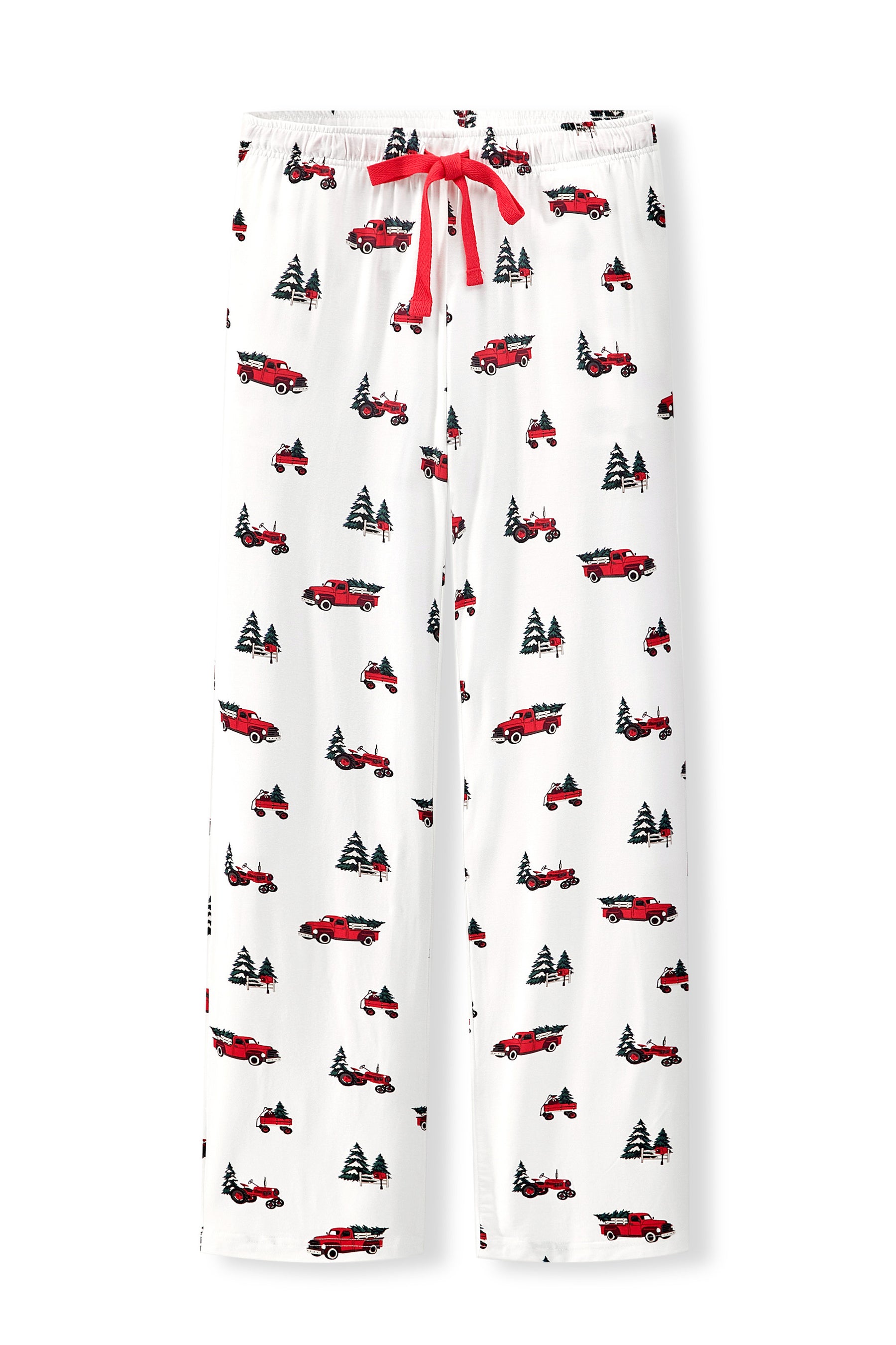 Women's Lounge Pants in Holiday Tree Farm