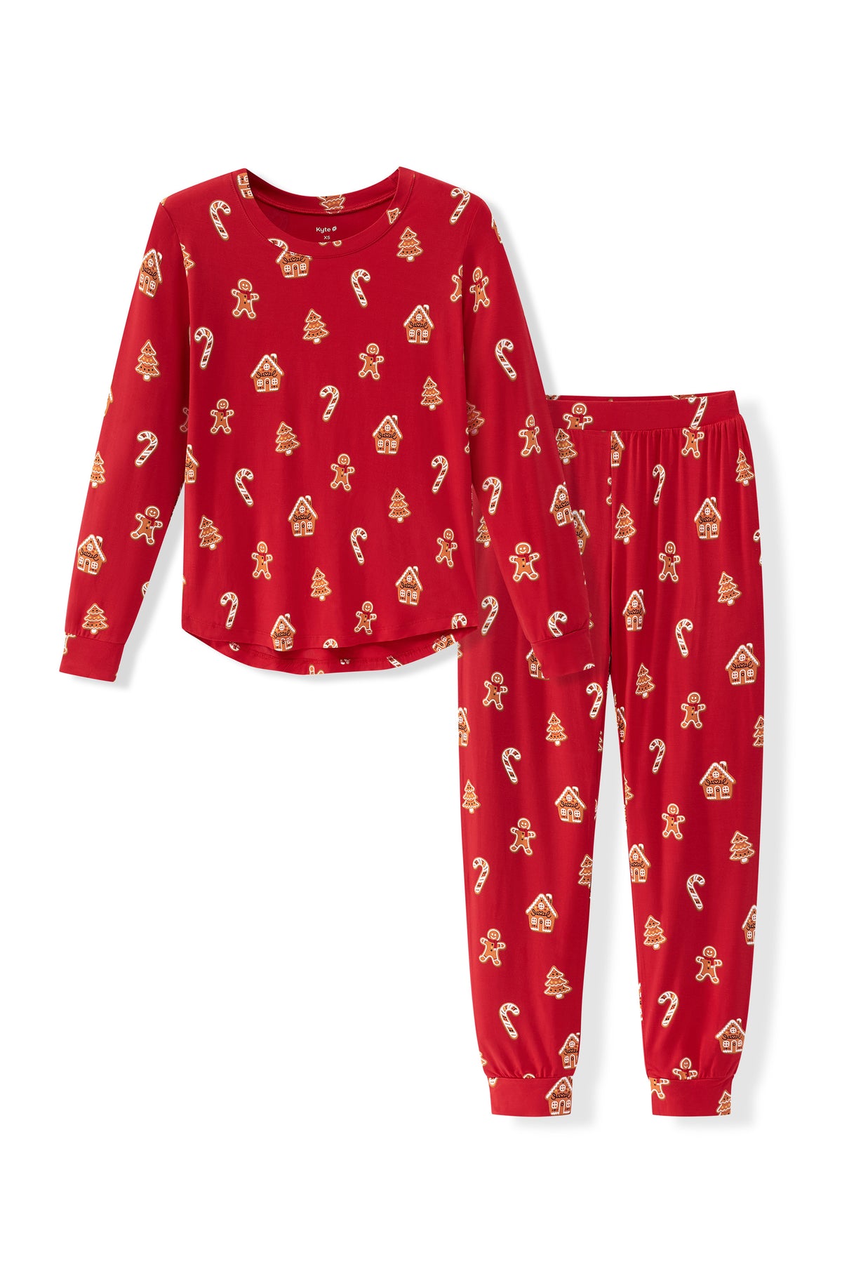 Women's Jogger Pajama Set in Gingerbread