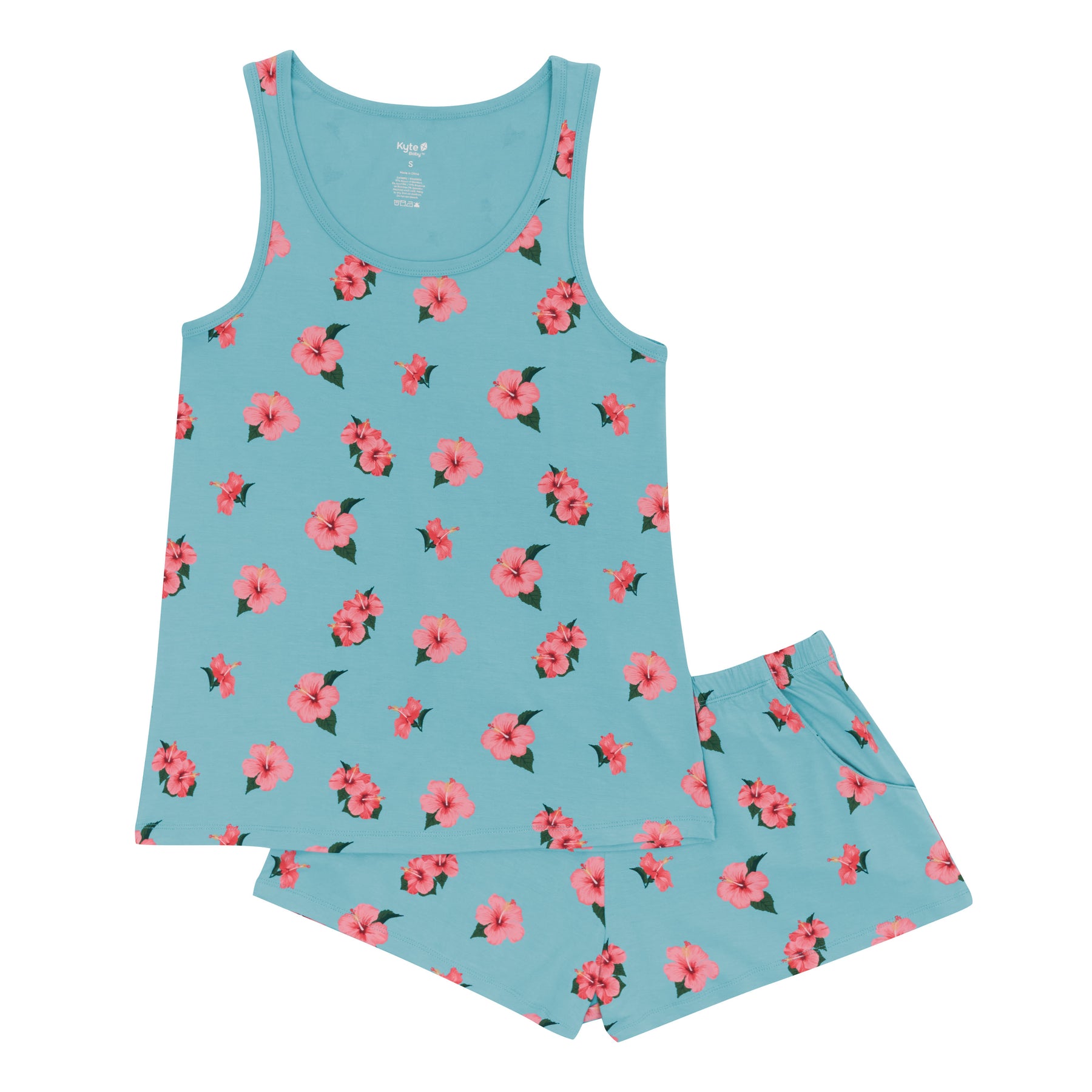 Women’s Tank Set in Hibiscus