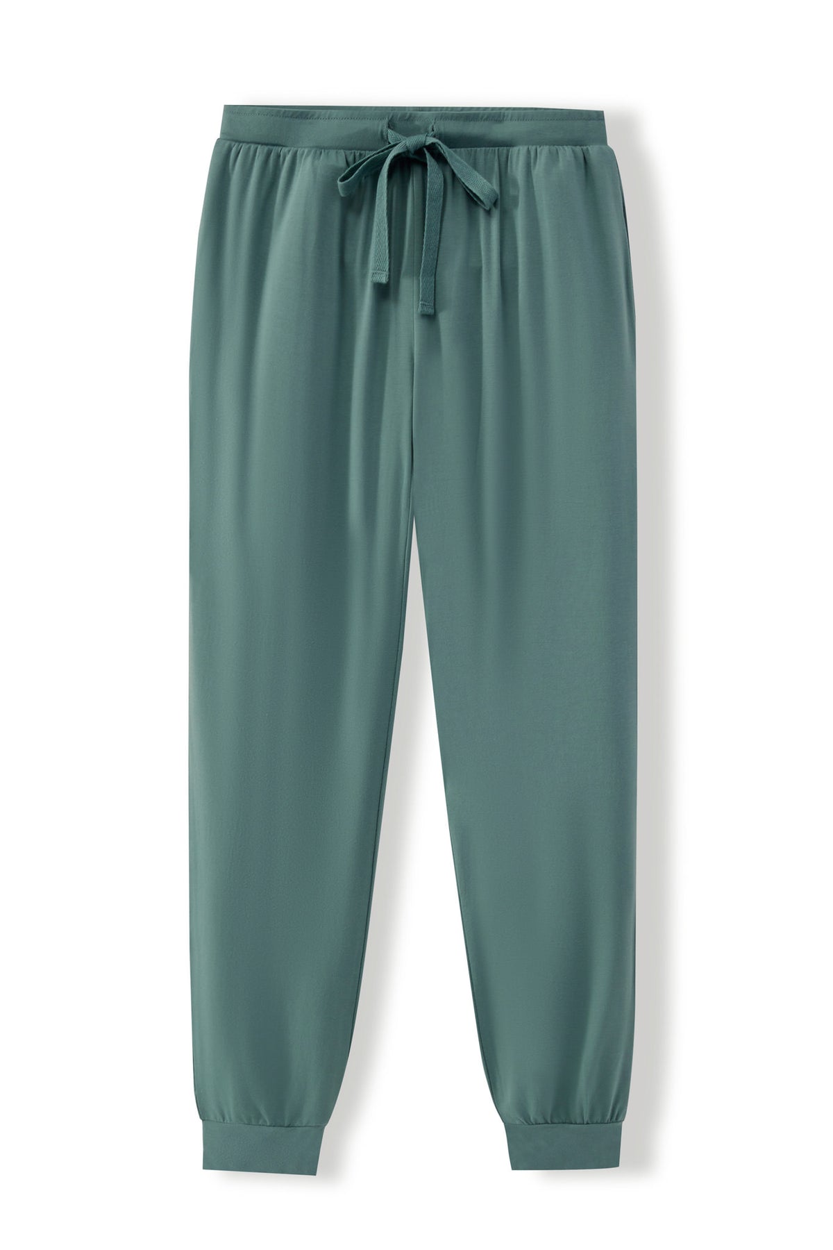 Women's Jogger Pants in Pine on a white background