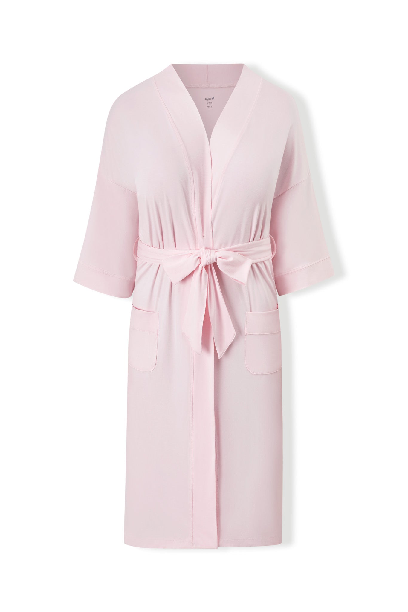 Women's Kimono Robe in Sakura color on a white background