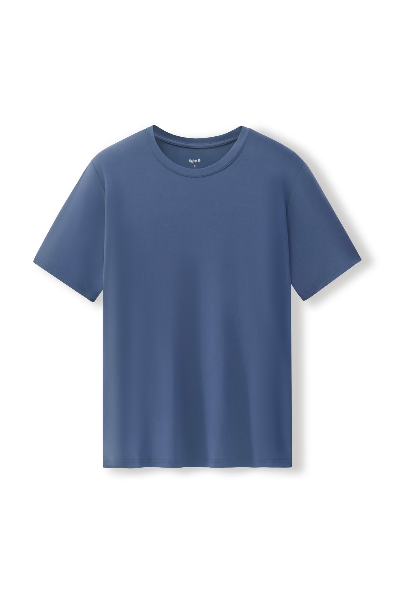 Men's Crew Neck Tee in Oxford on a white background