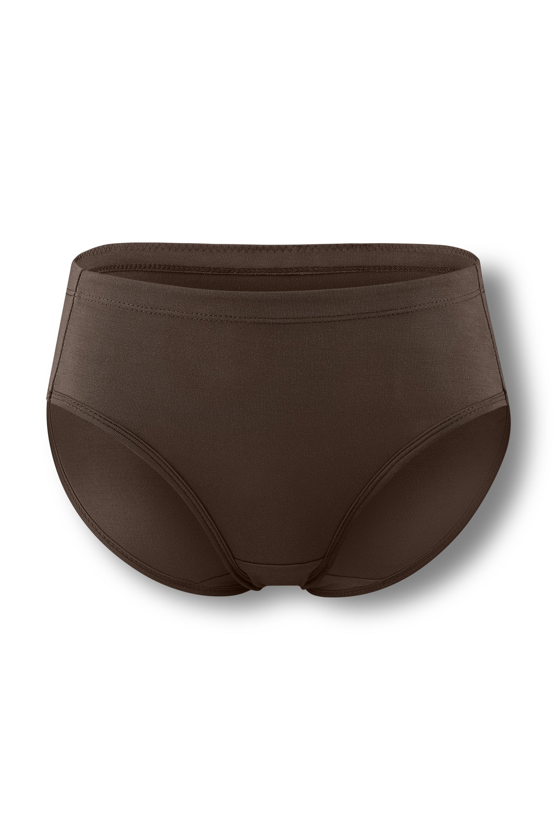 The front of the Women’s Underwear in Espresso shown on a ghost mannequin