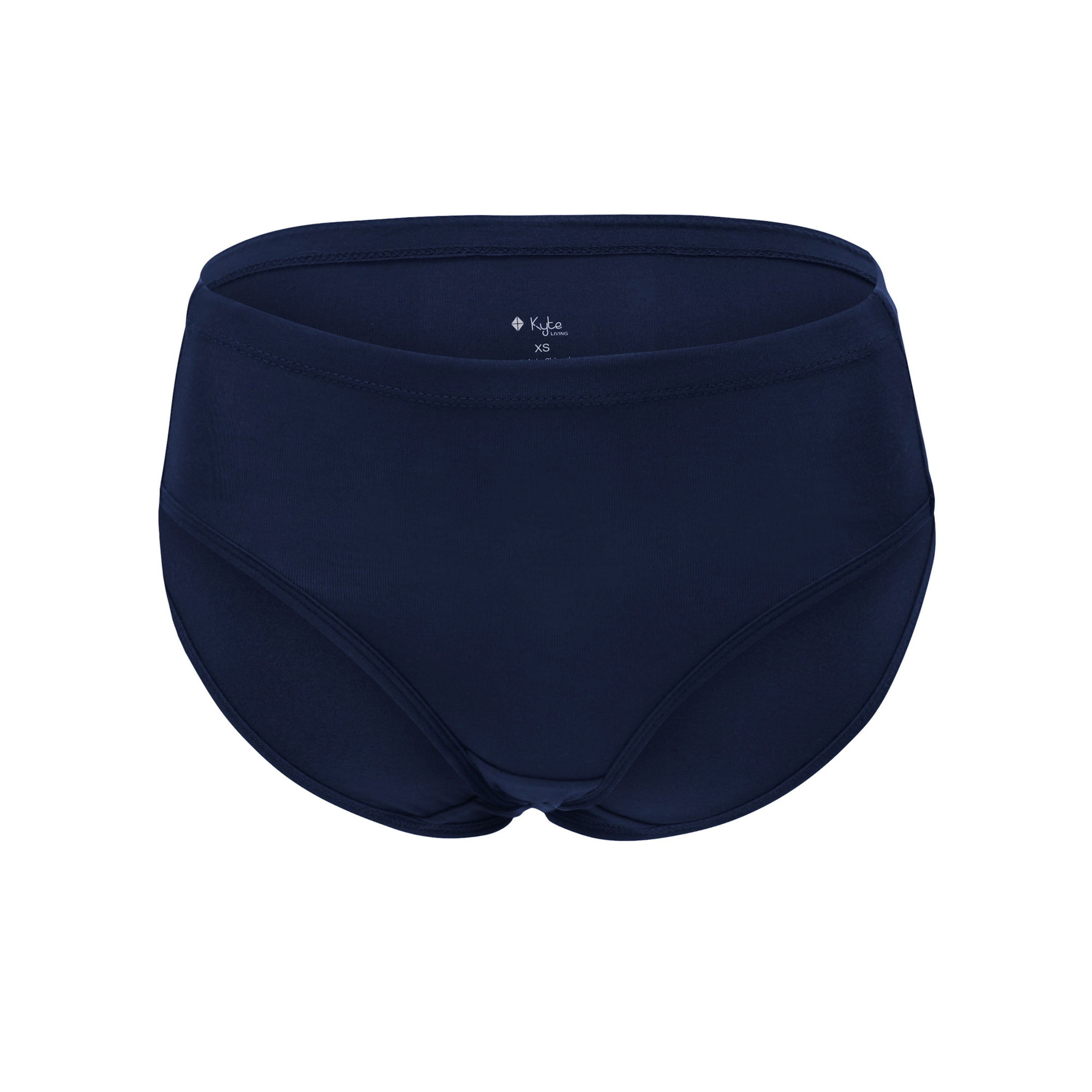 Women’s Underwear in Navy shown on a ghost mannequin