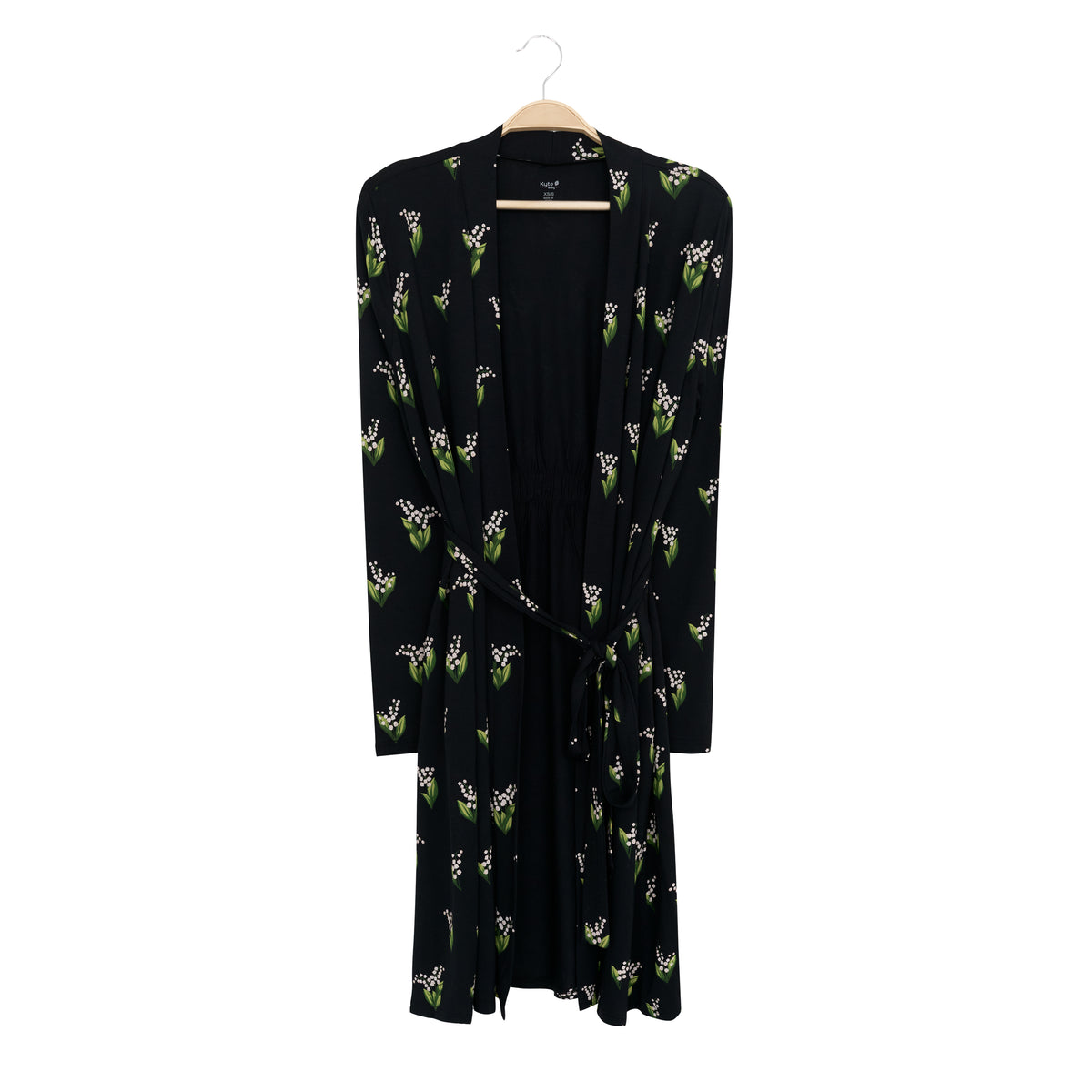 Women's Lounge Robe in Midnight Lily