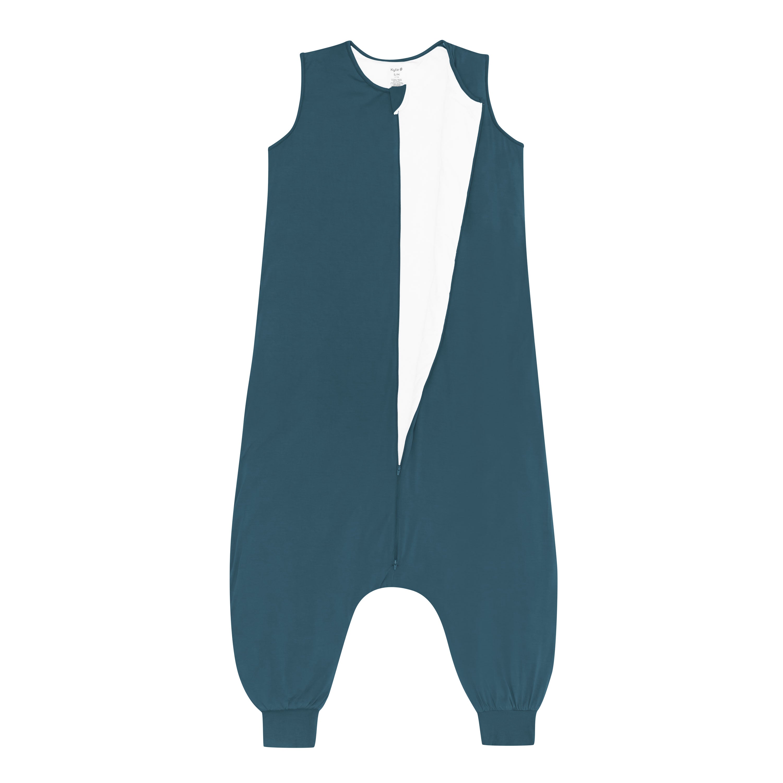 Adult Sleep Bag Walker in Atlantic shown unzipped